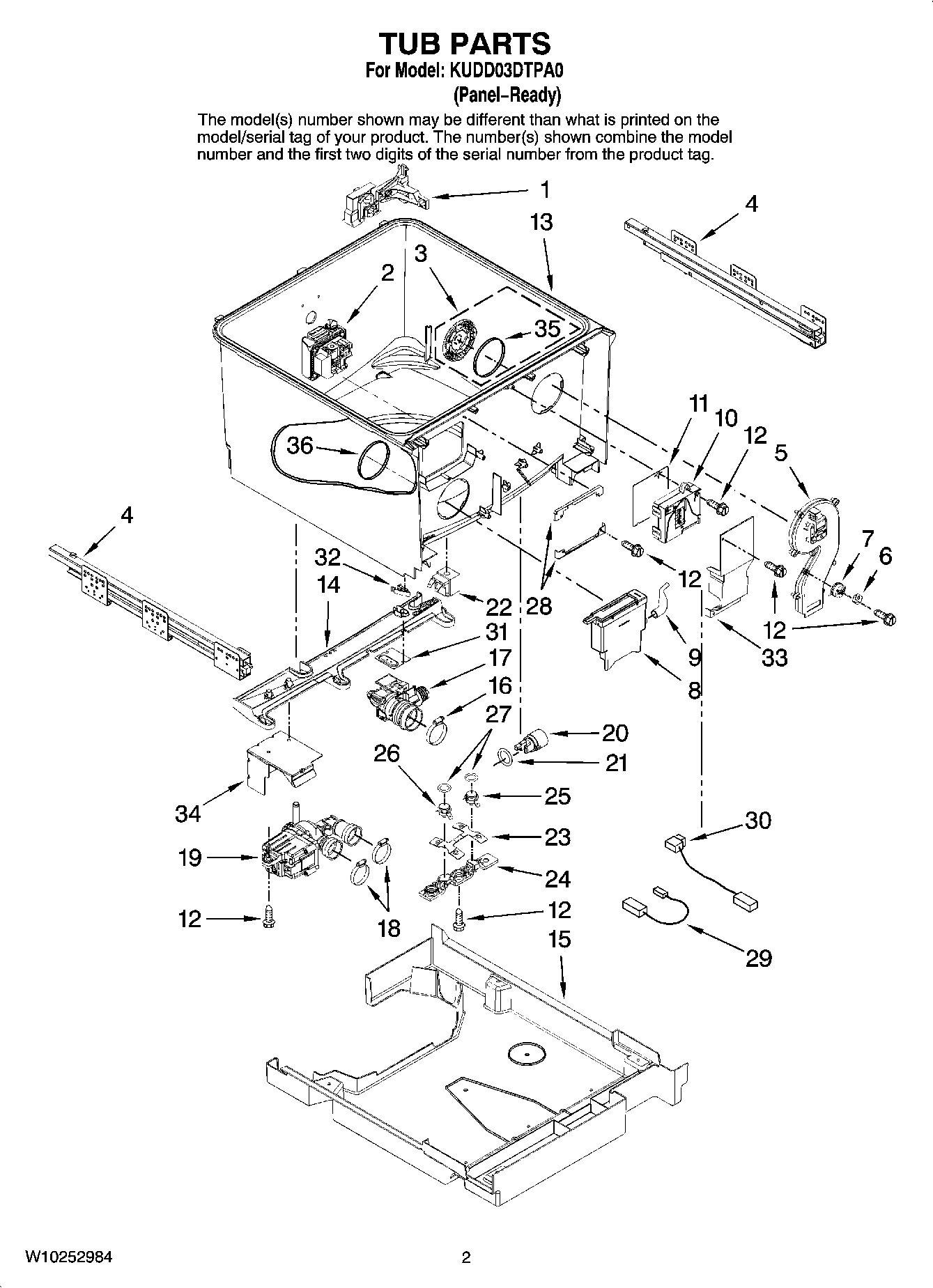 02 - TUB PARTS