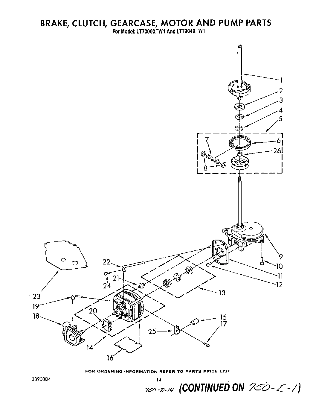 09 - BRAKE, CLUTCH, GEARCASE, MOTOR AND PUMP