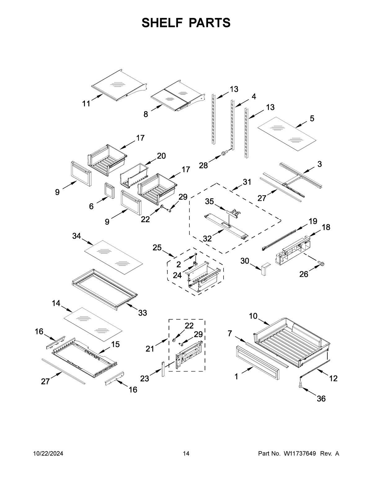 08 - SHELF PARTS