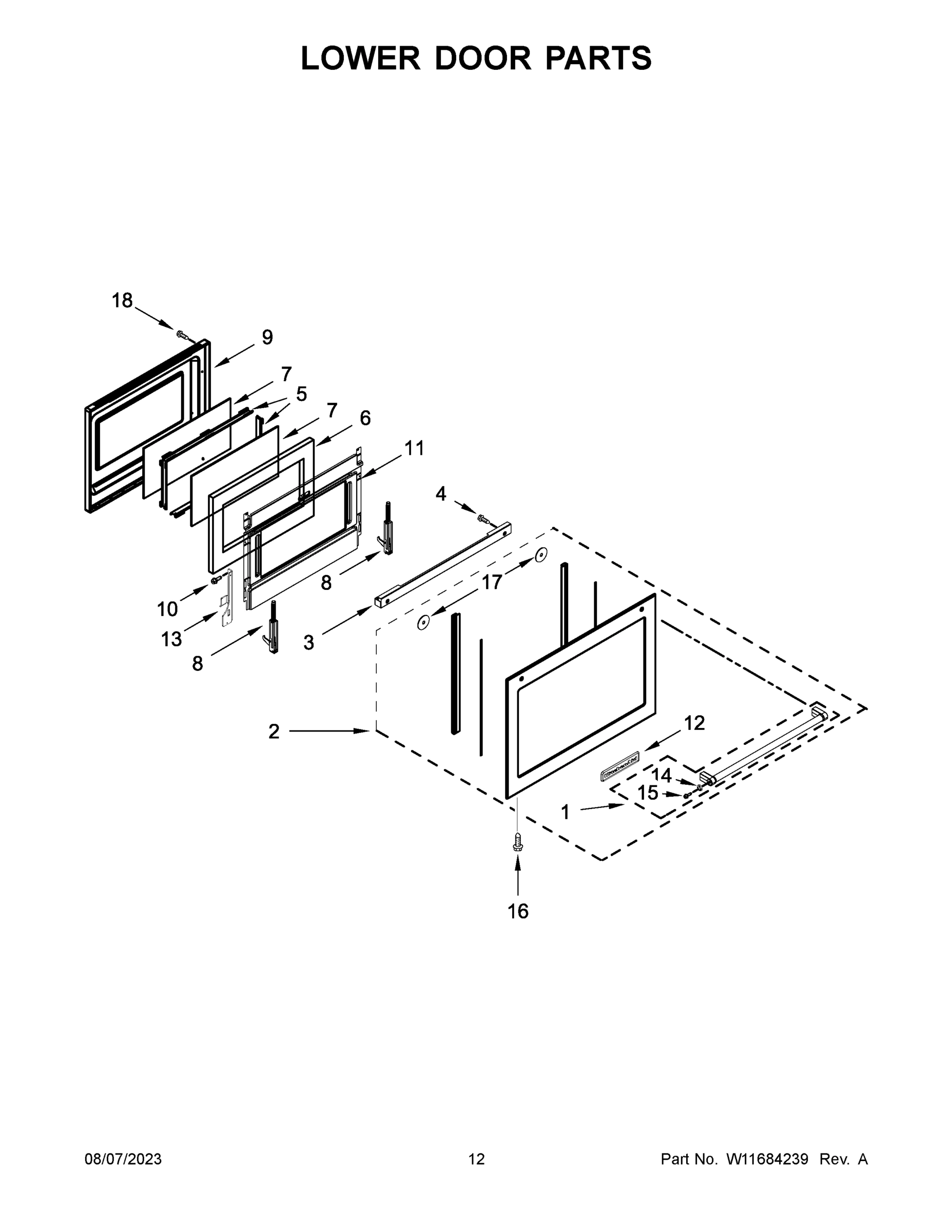 07 - LOWER DOOR PARTS