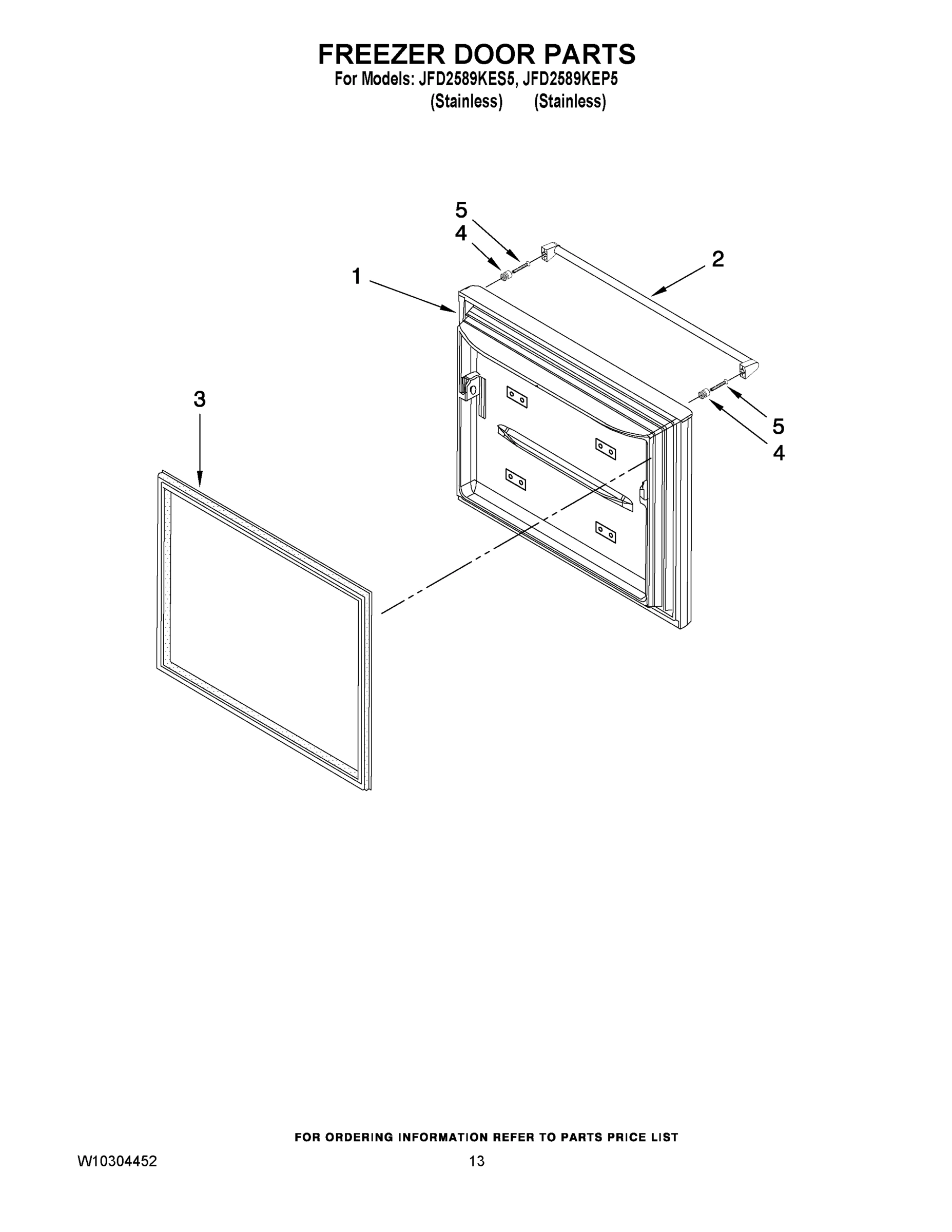 07 - FREEZER DOOR PARTS