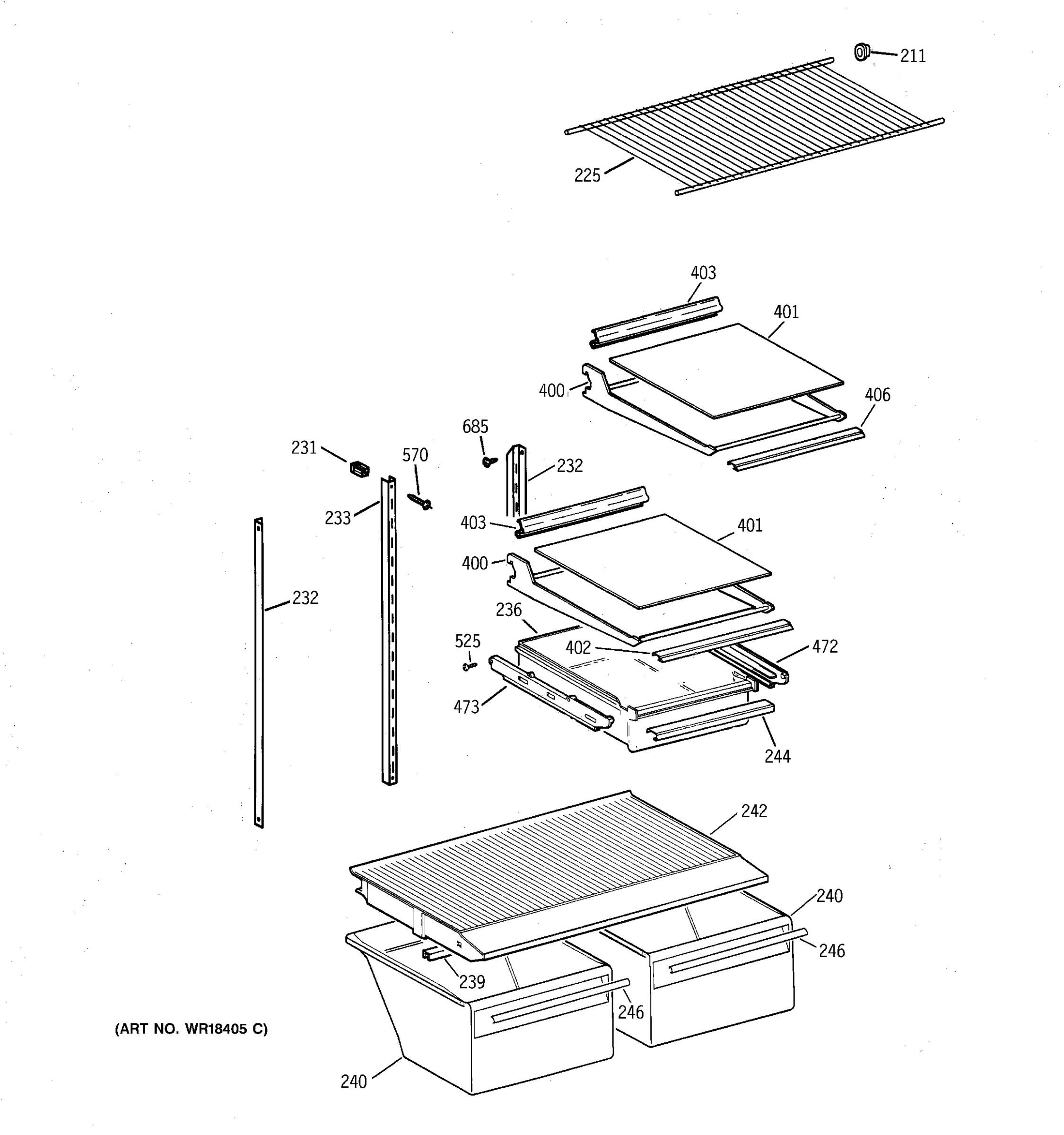 SHELF PARTS