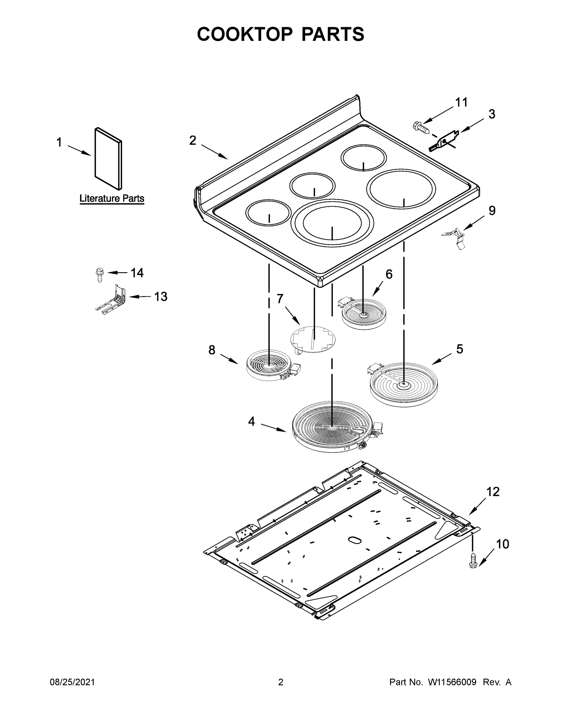 02 - COOKTOP PARTS