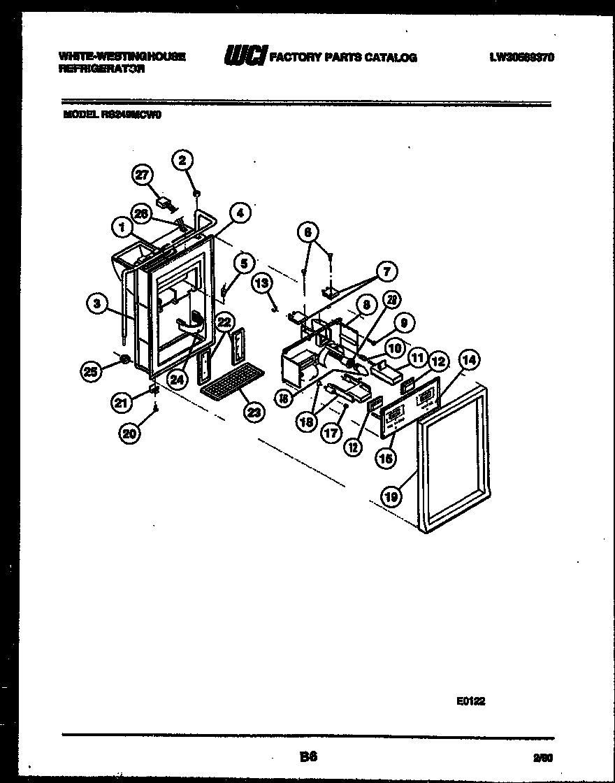 07 - ICE DOOR, DISPENSER AND WATER TANKS