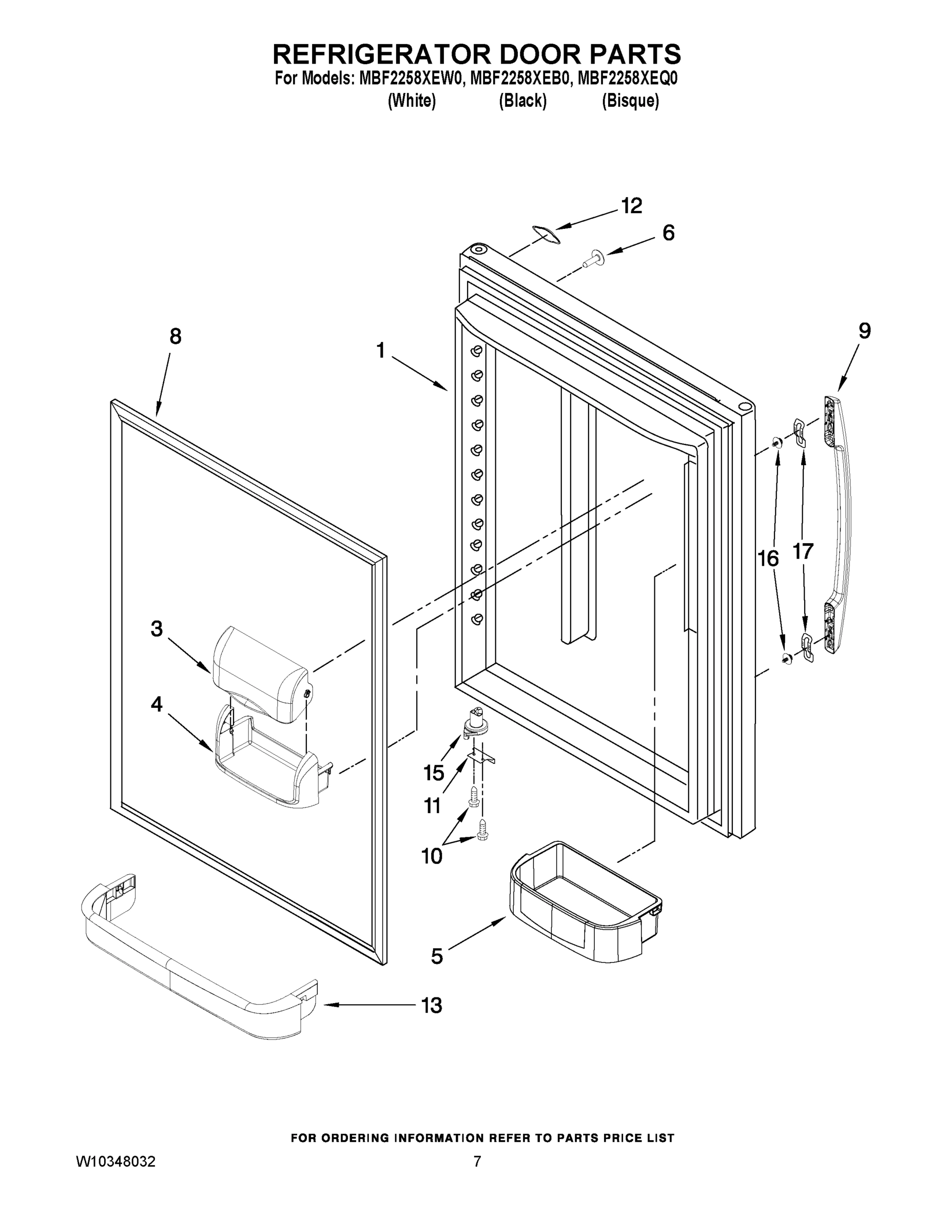 05 - REFRIGERATOR DOOR PARTS