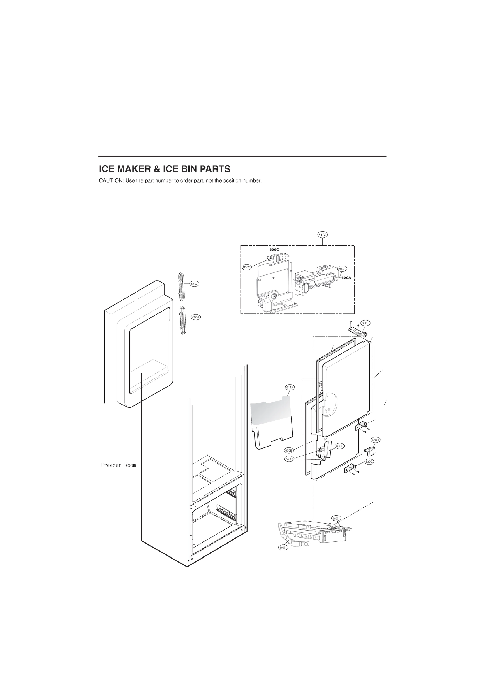 ICEMAKER & ICE BIN PARTS
