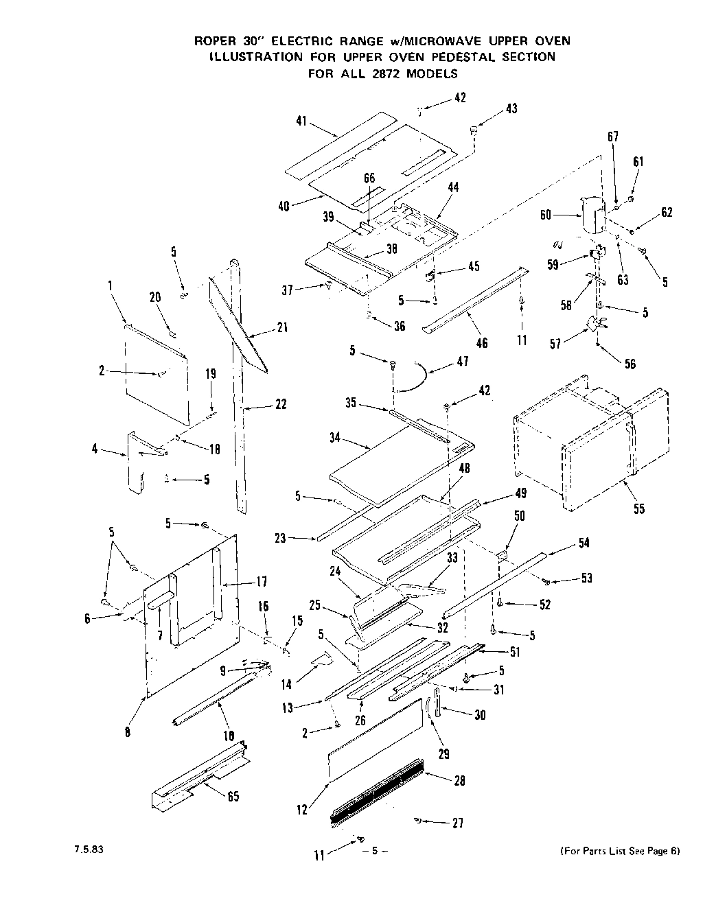 05 - UPPER OVEN PEDESTAL