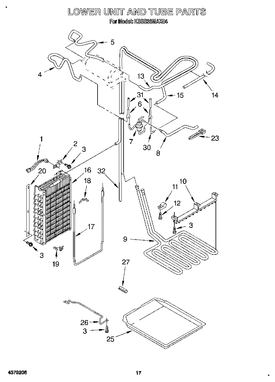 12 - LOWER UNIT AND TUBE