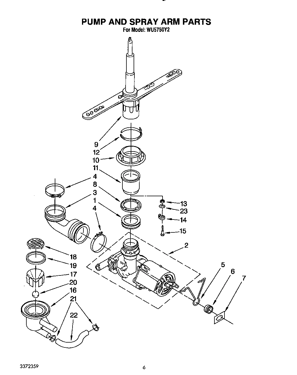 05 - PUMP AND SPRAY ARM