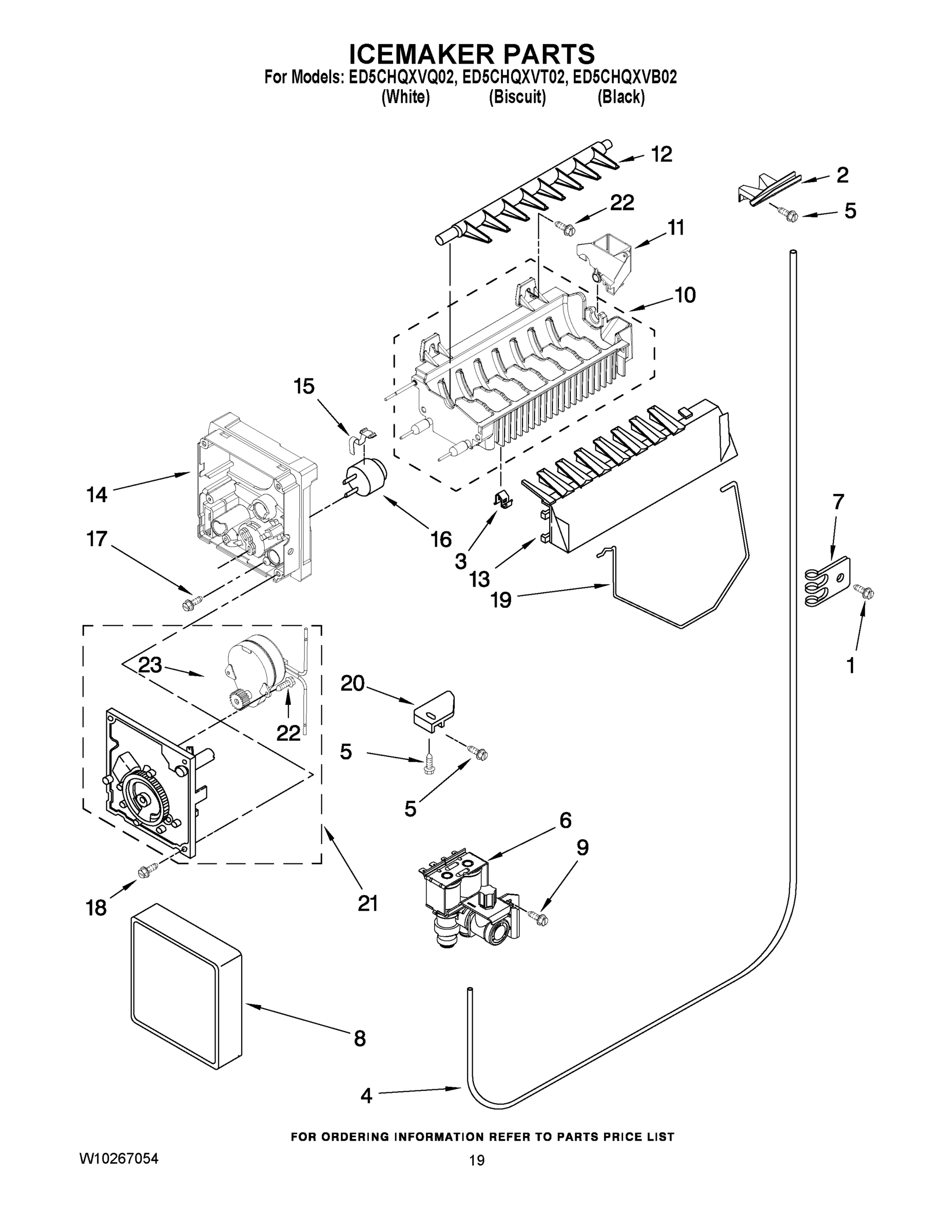 12 - ICEMAKER PARTS