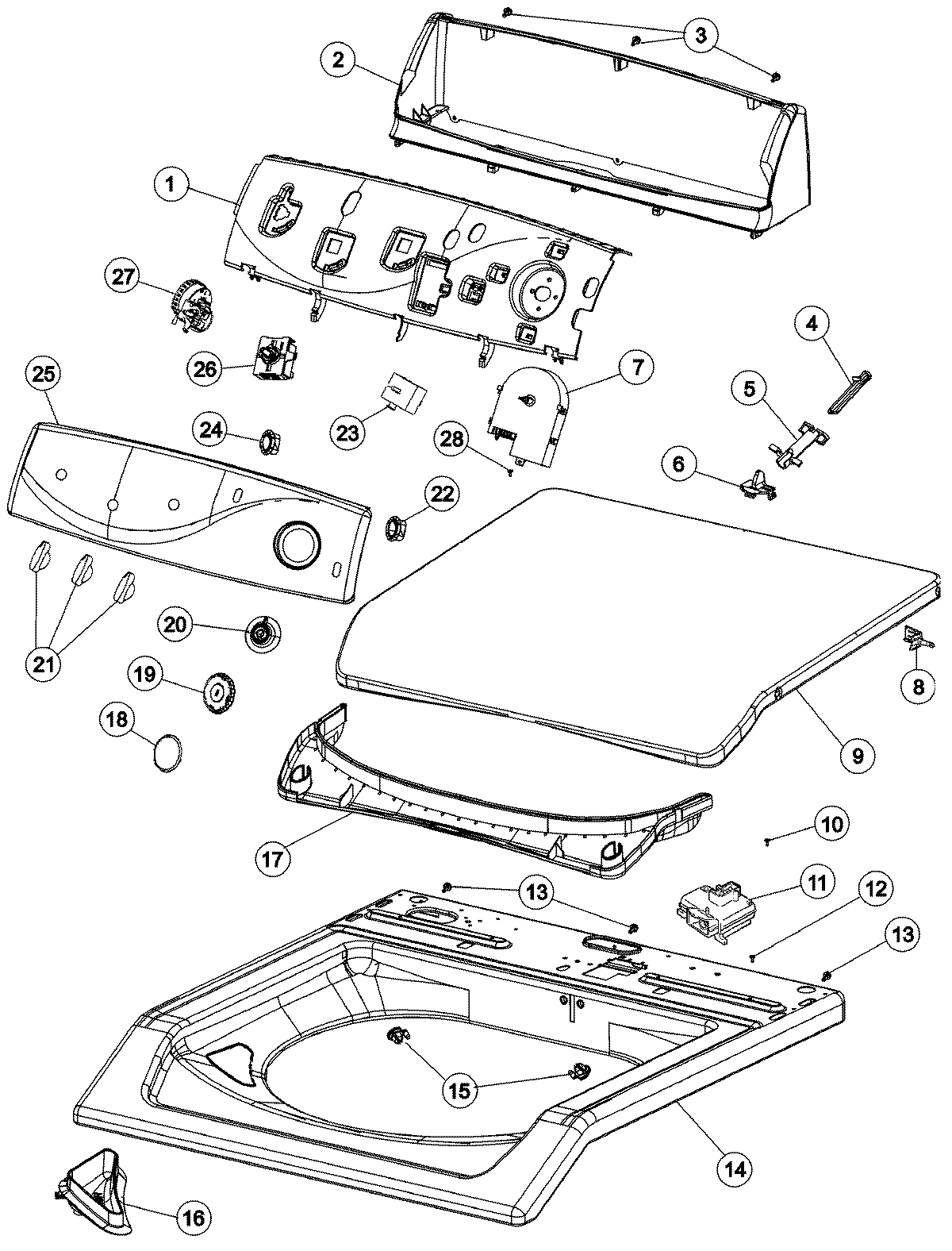03 - CONTROL PANEL & TOP
