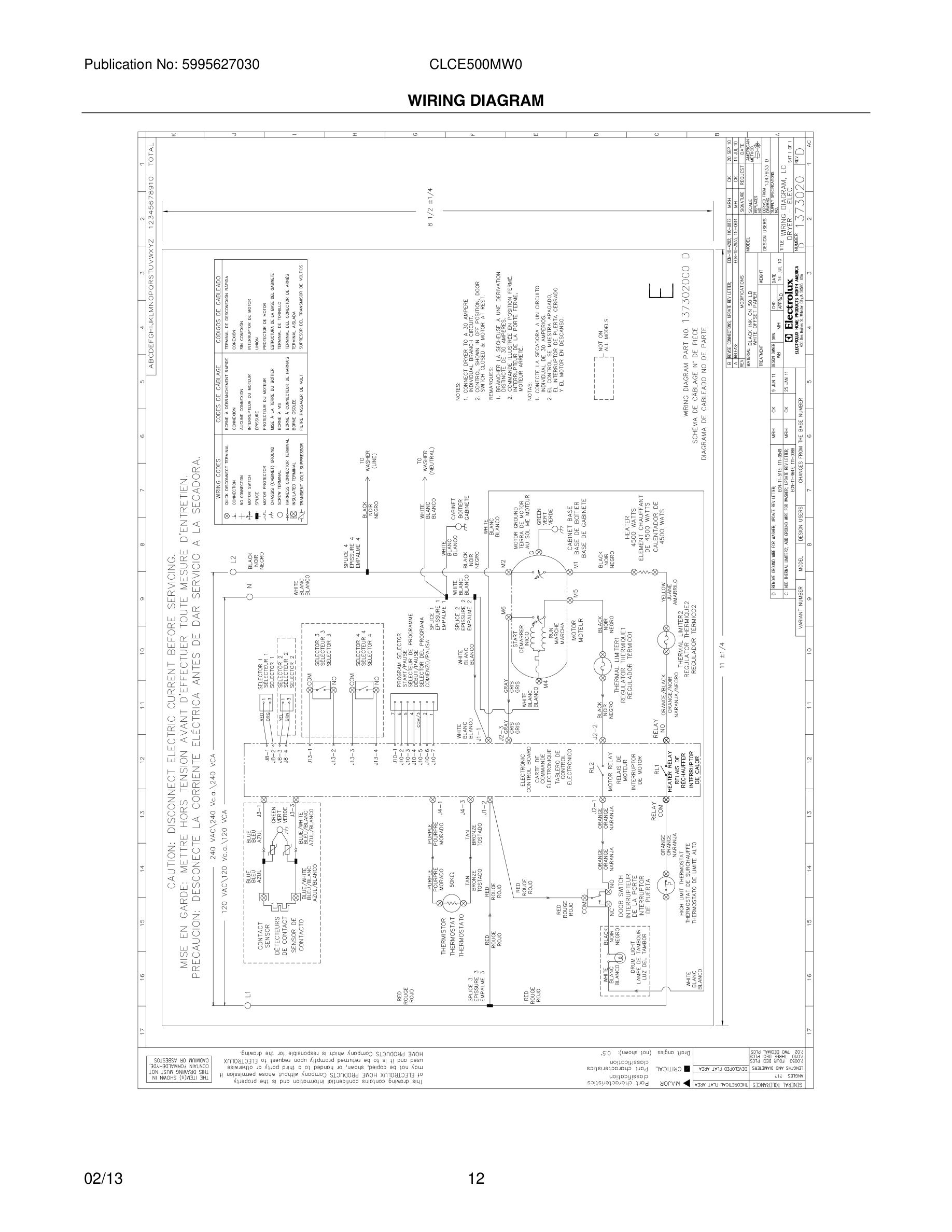 12 - WIRING DIAGRAM