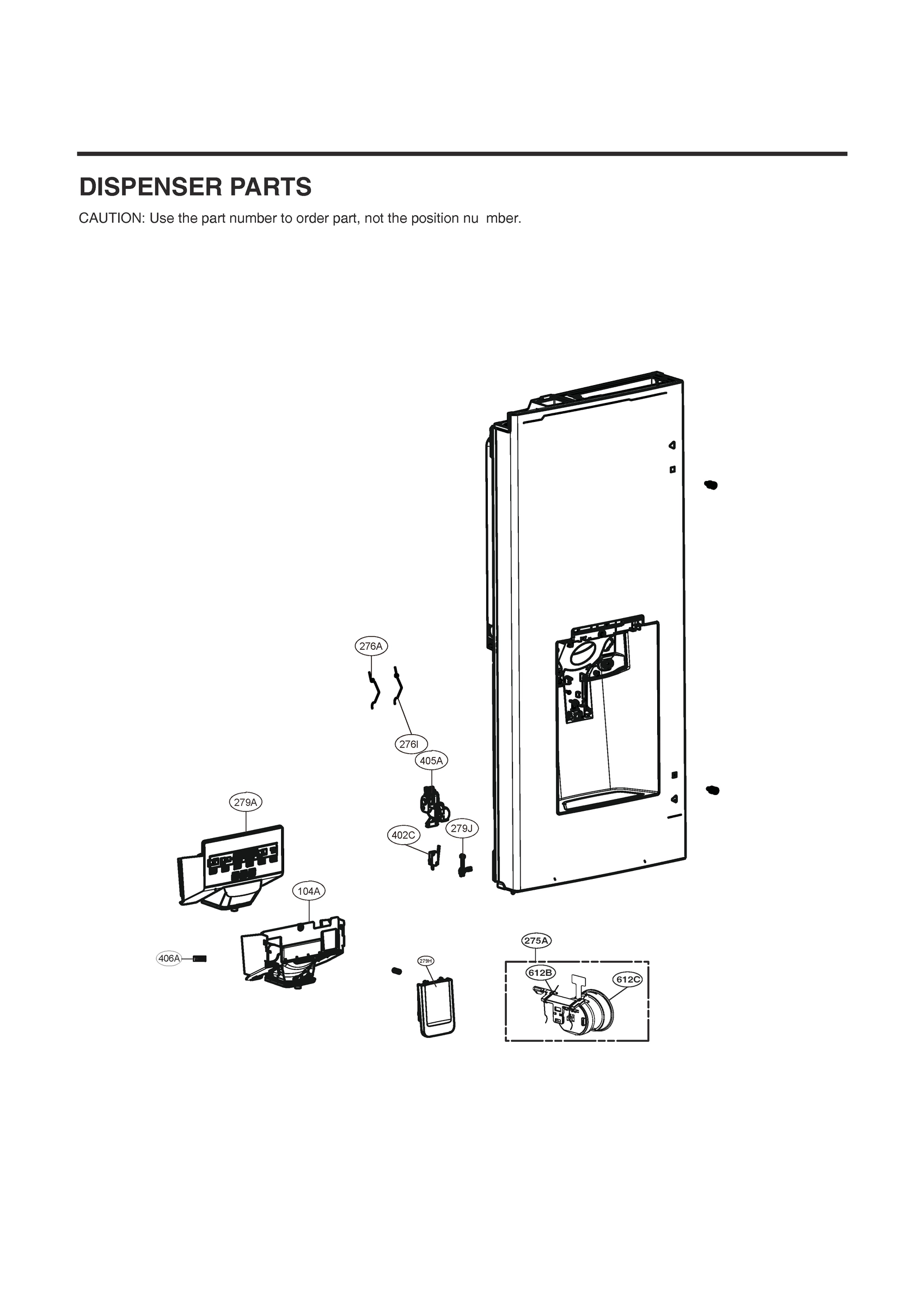 DISPENSER PARTS