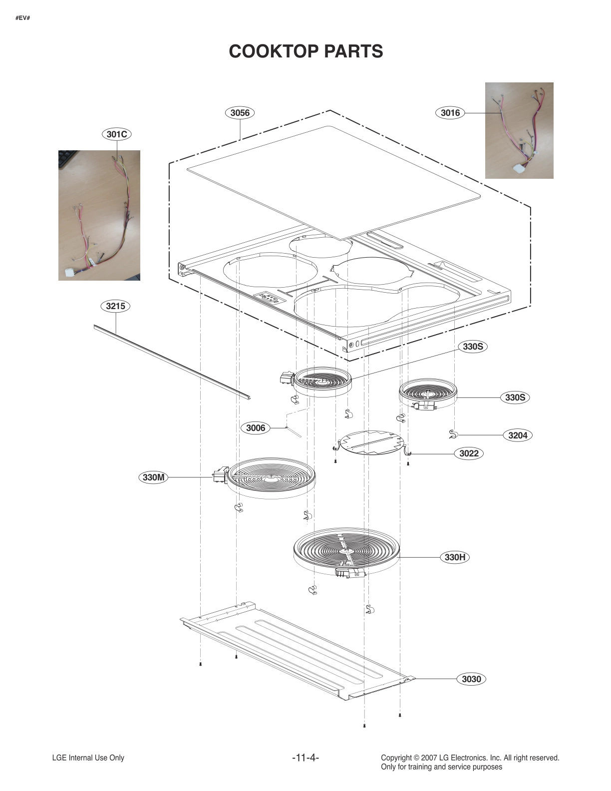 COOKTOP PARTS