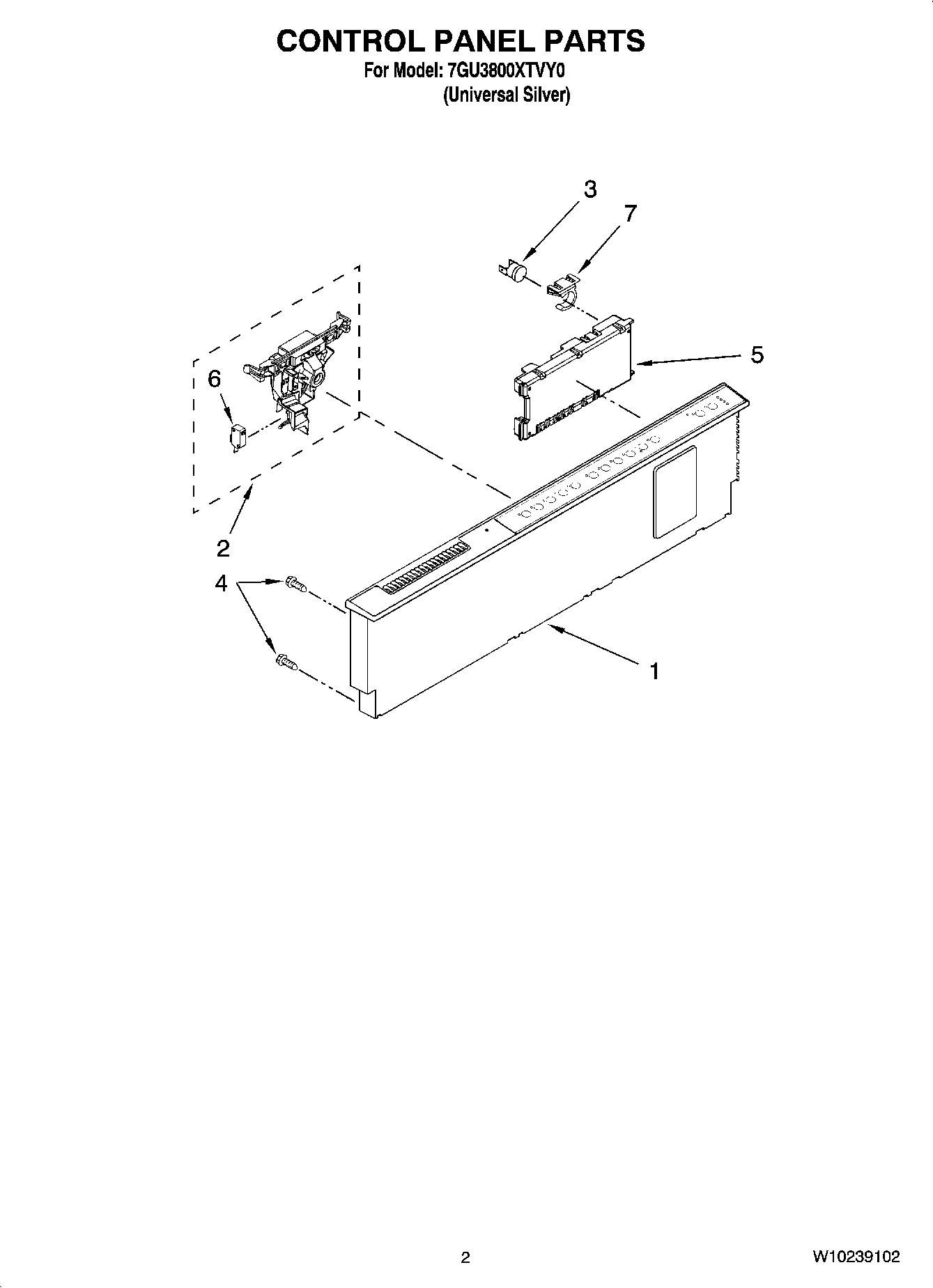 02 - CONTROL PANEL PARTS