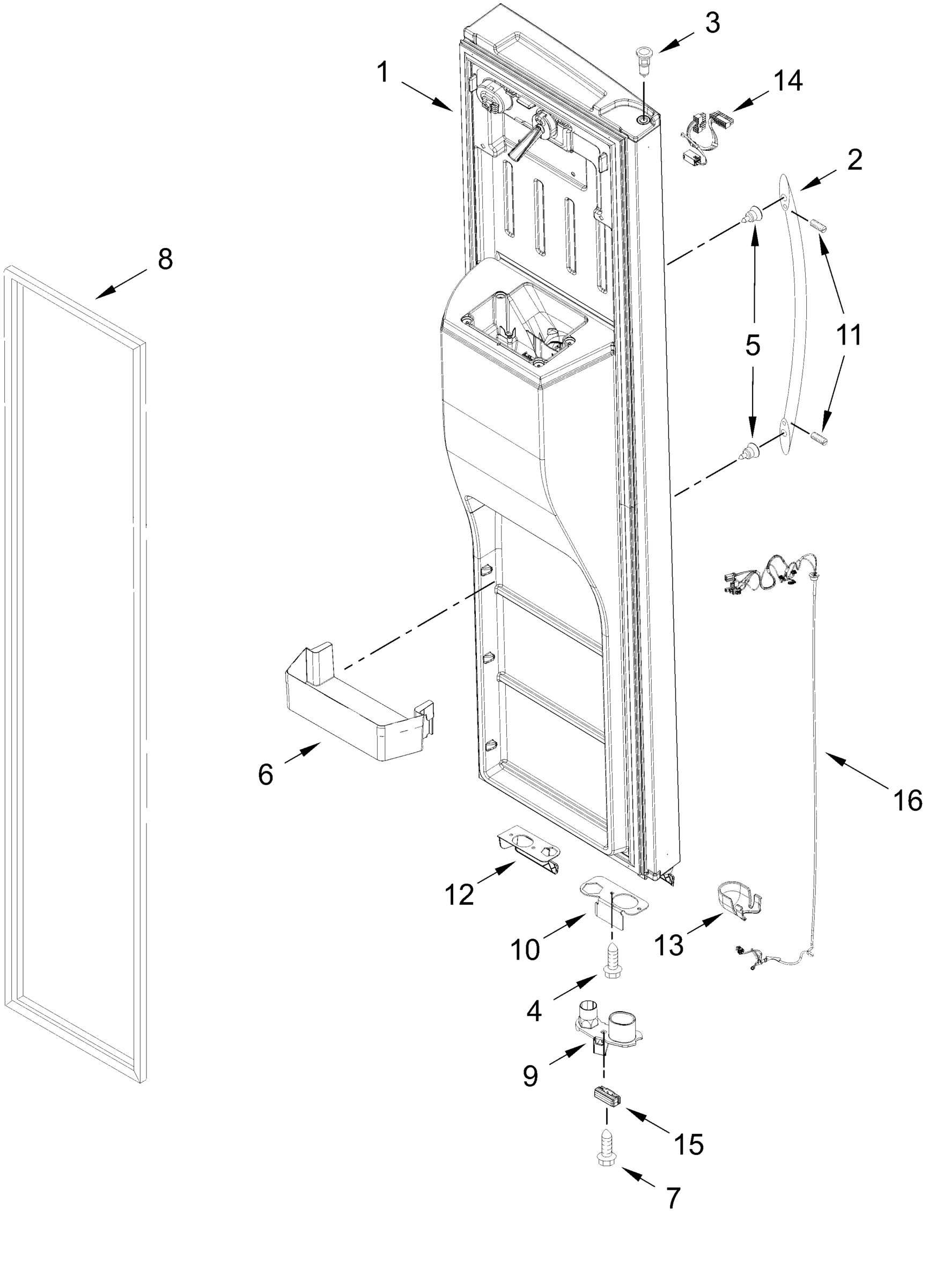 FREEZER DOOR PARTS