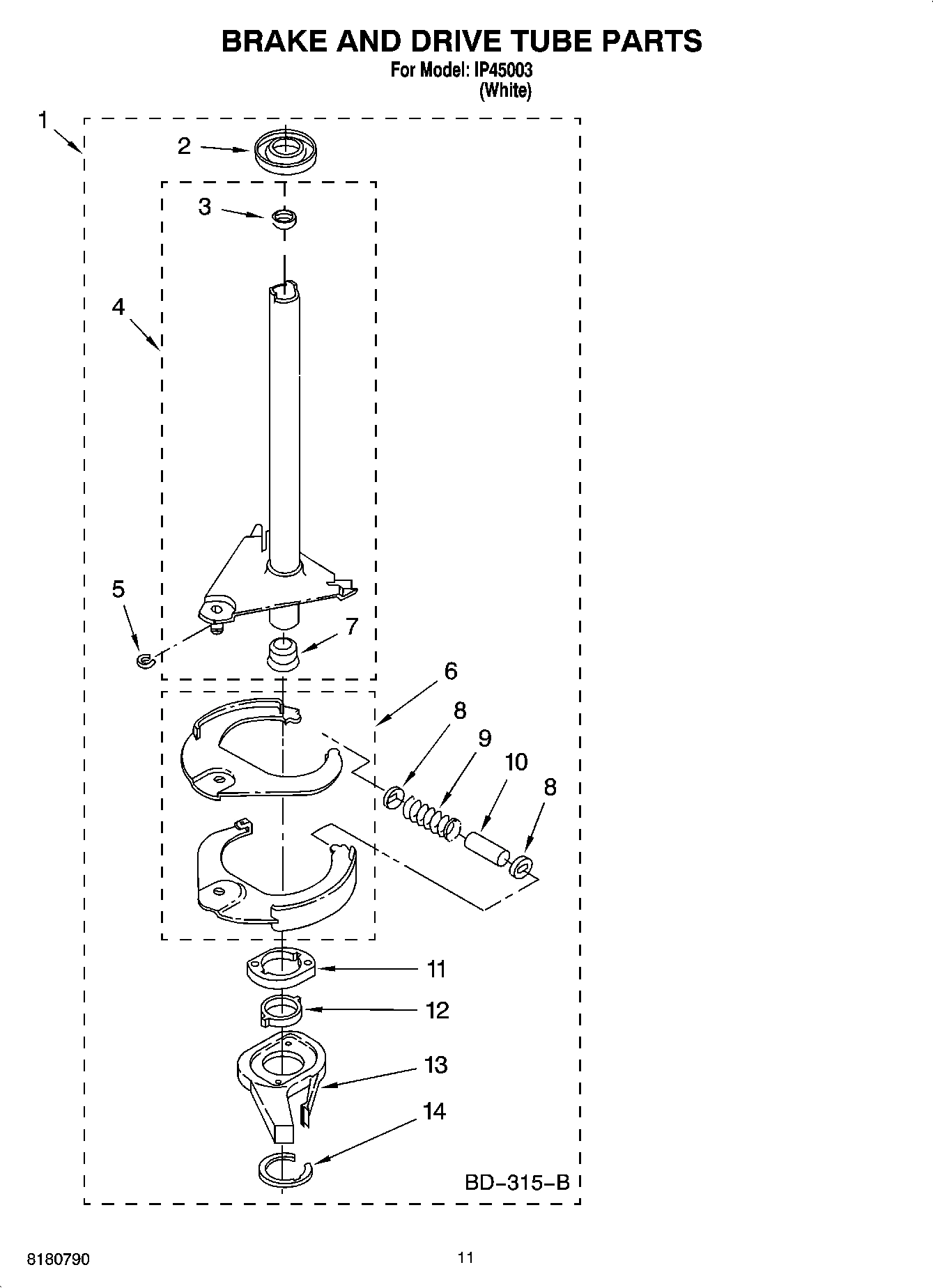07 - BRAKE AND DRIVE TUBE PARTS