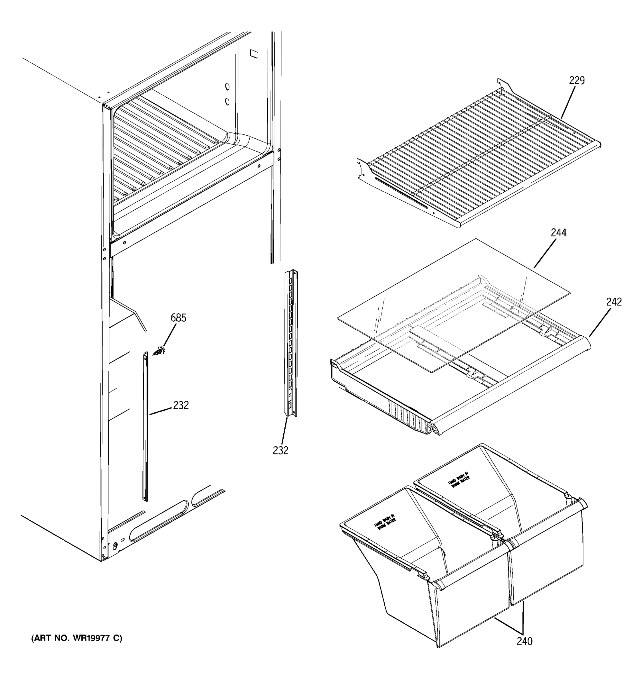 FRESH FOOD SHELVES