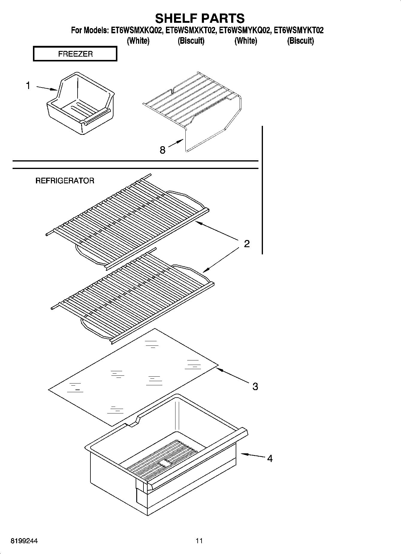 06 - SHELF PARTS, OPTIONAL PARTS