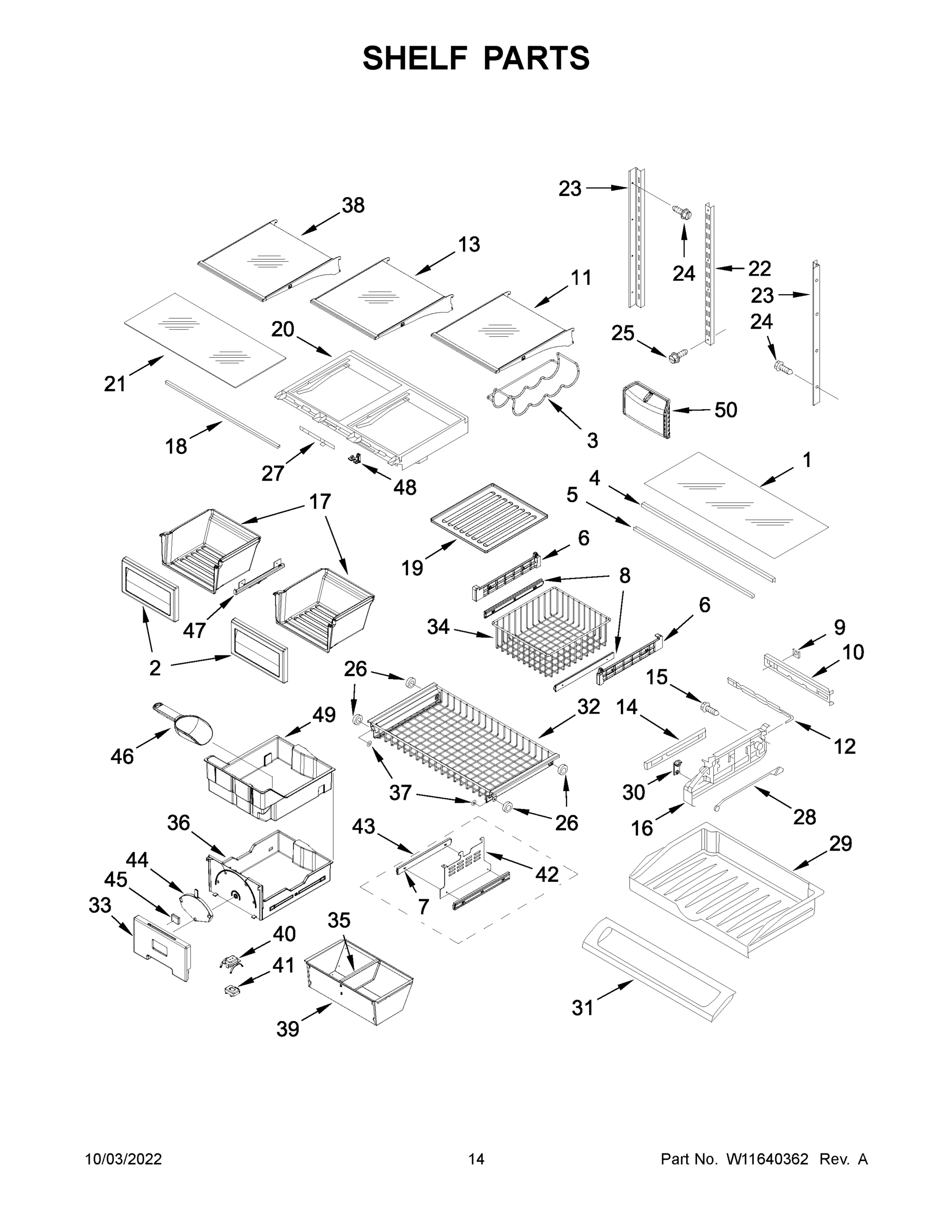 08 - SHELF PARTS