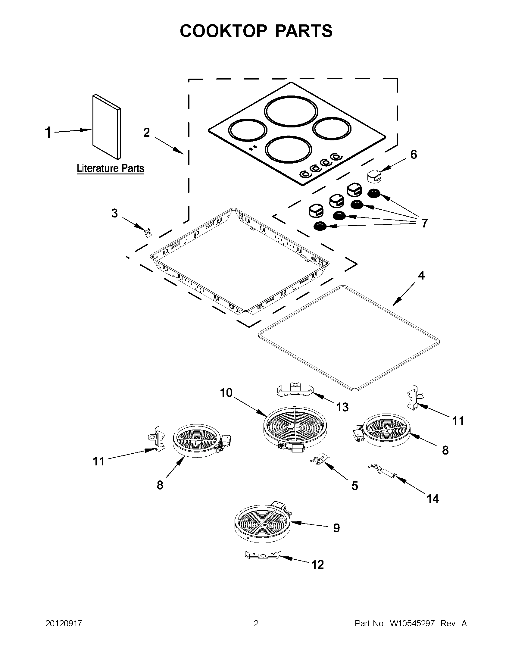 01 - COOKTOP PARTS