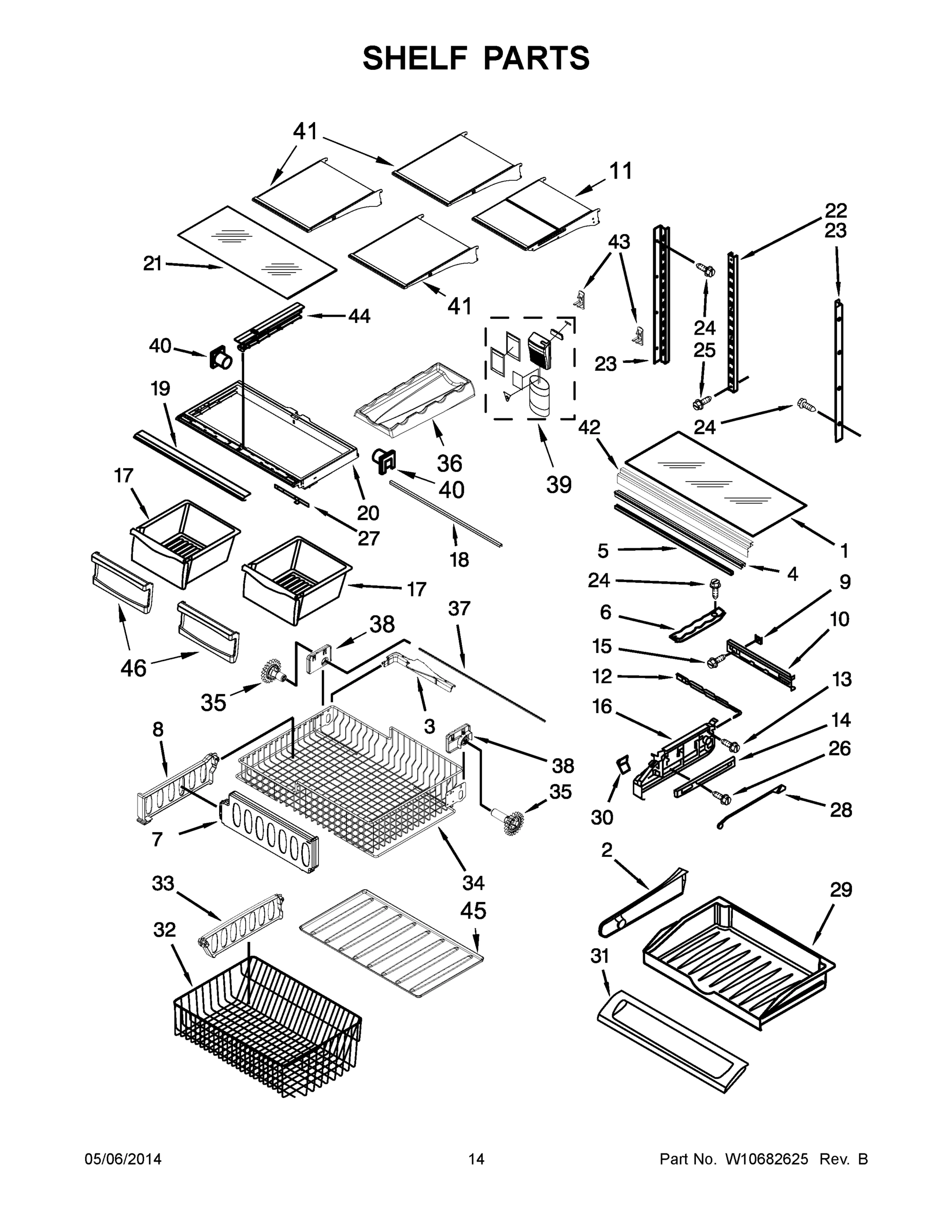08 - SHELF PARTS