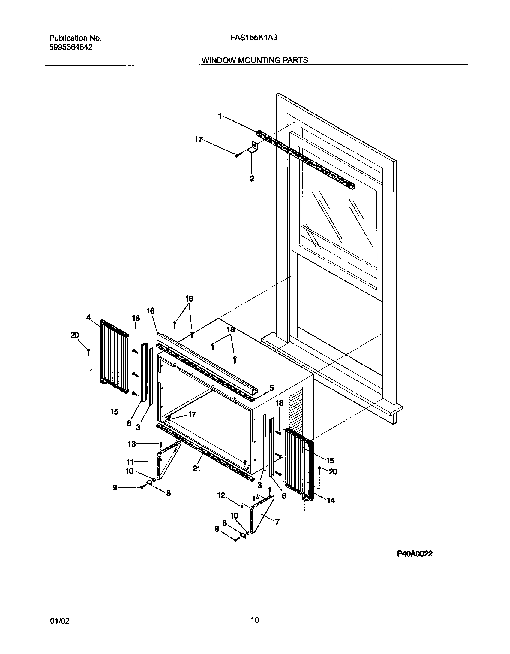 11 - WINDOW MOUNTING PARTS