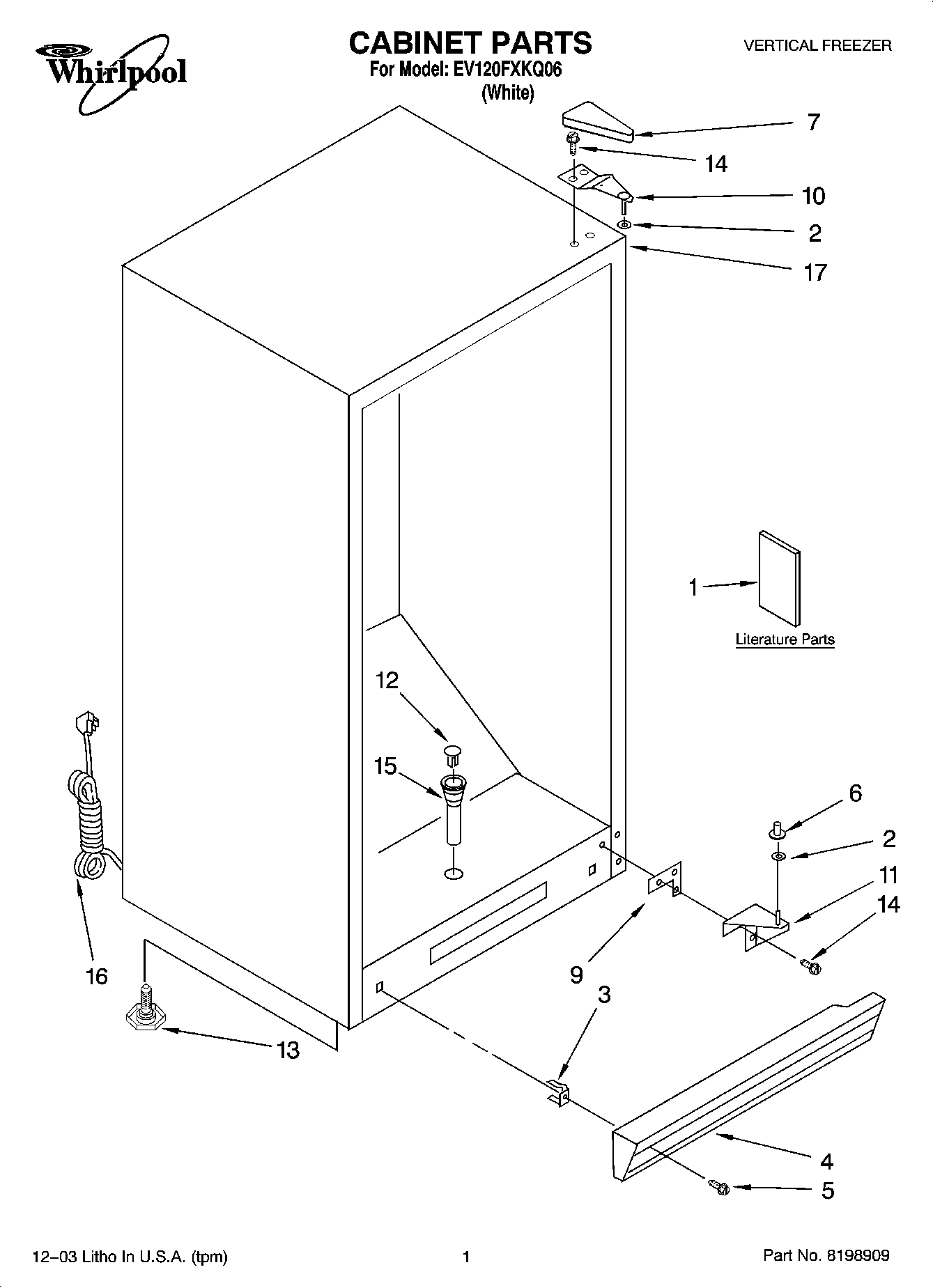 01 - CABINET PARTS