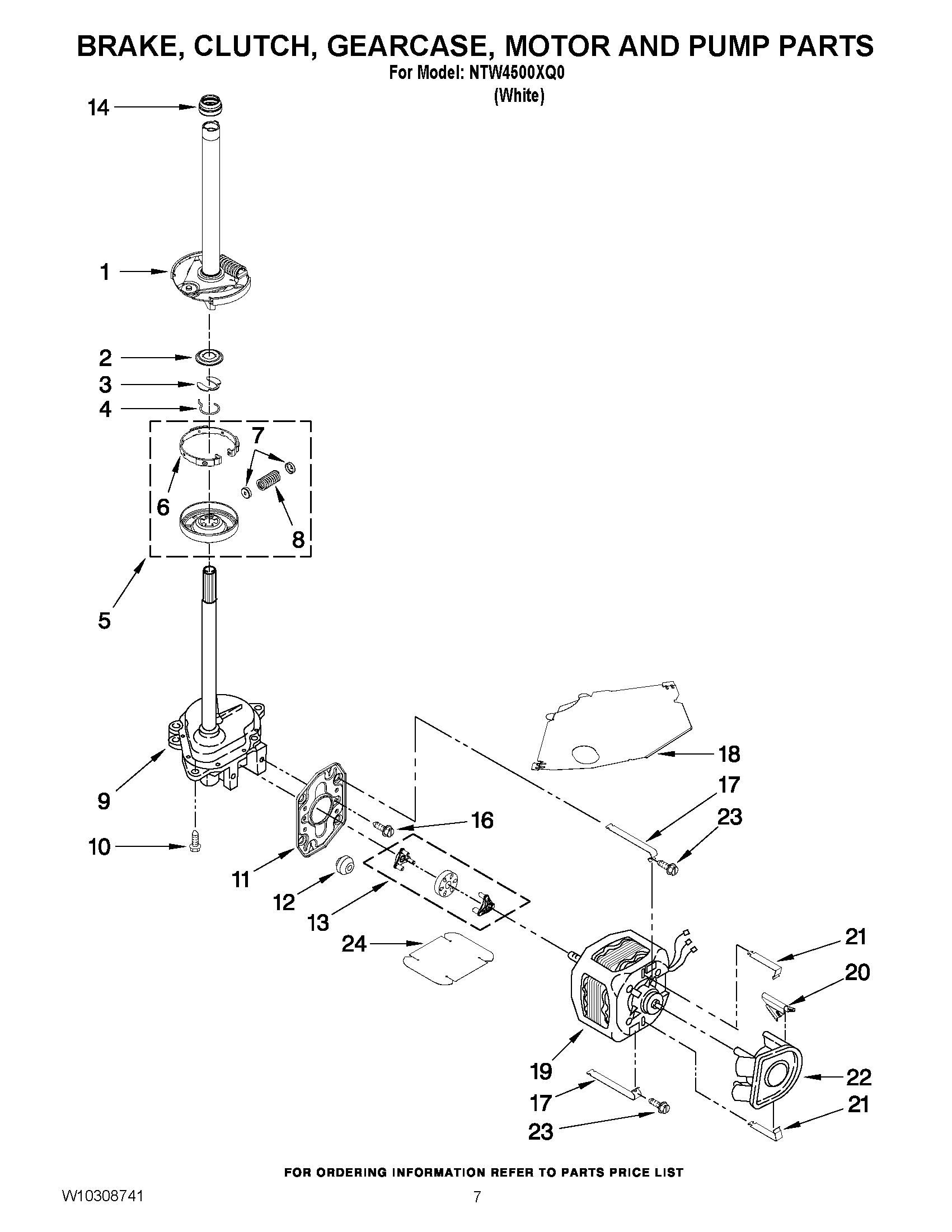 04 - BRAKE, CLUTCH, GEARCASE, MOTOR AND PUMP PARTS