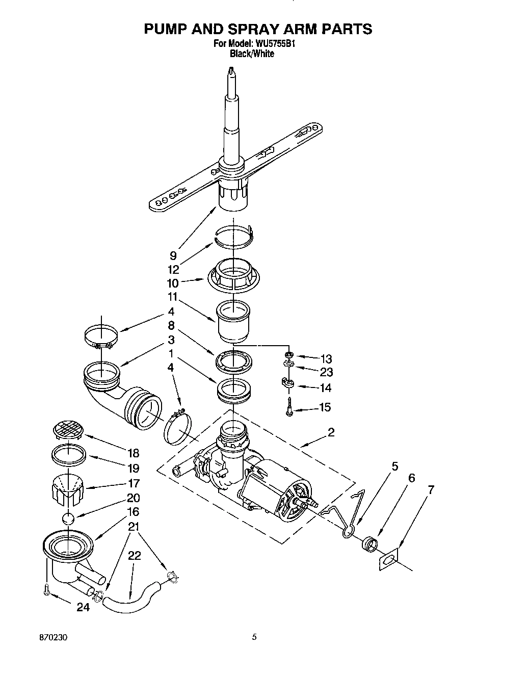 04 - PUMP AND SPRAY ARM