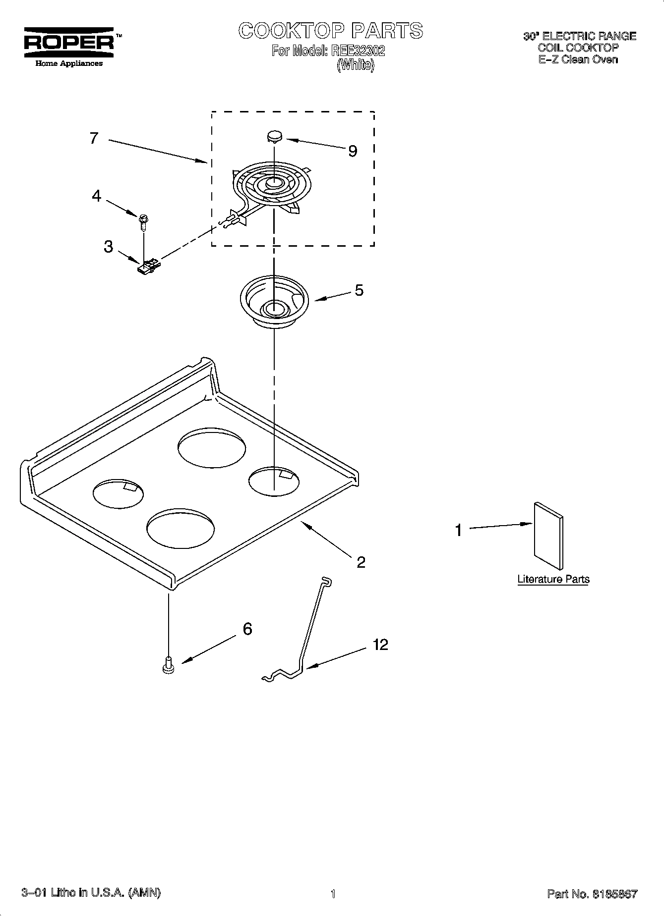 01 - COOKTOP PARTS