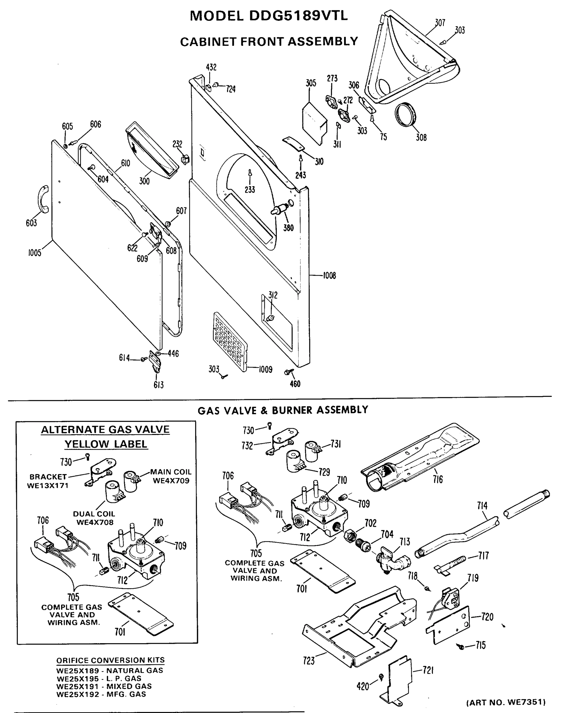 CABINET FRONT ASSEMBLY