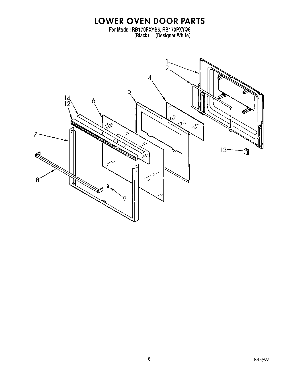 05 - LOWER OVEN DOOR