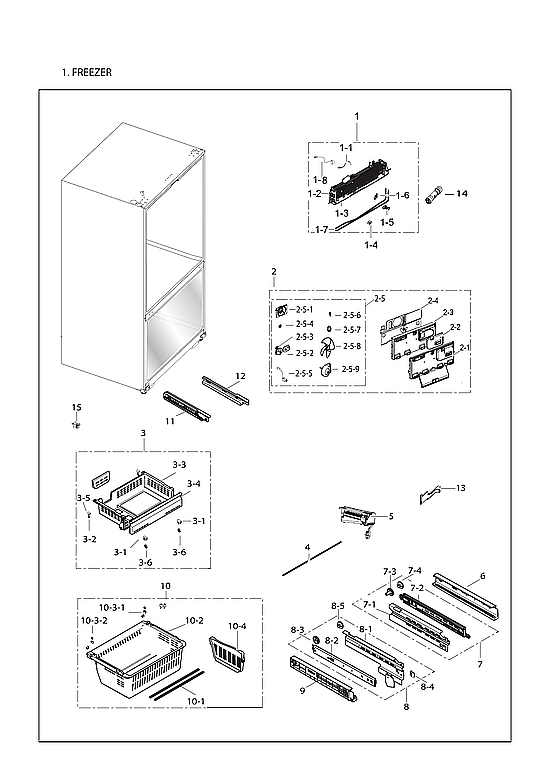 FREEZER PARTS