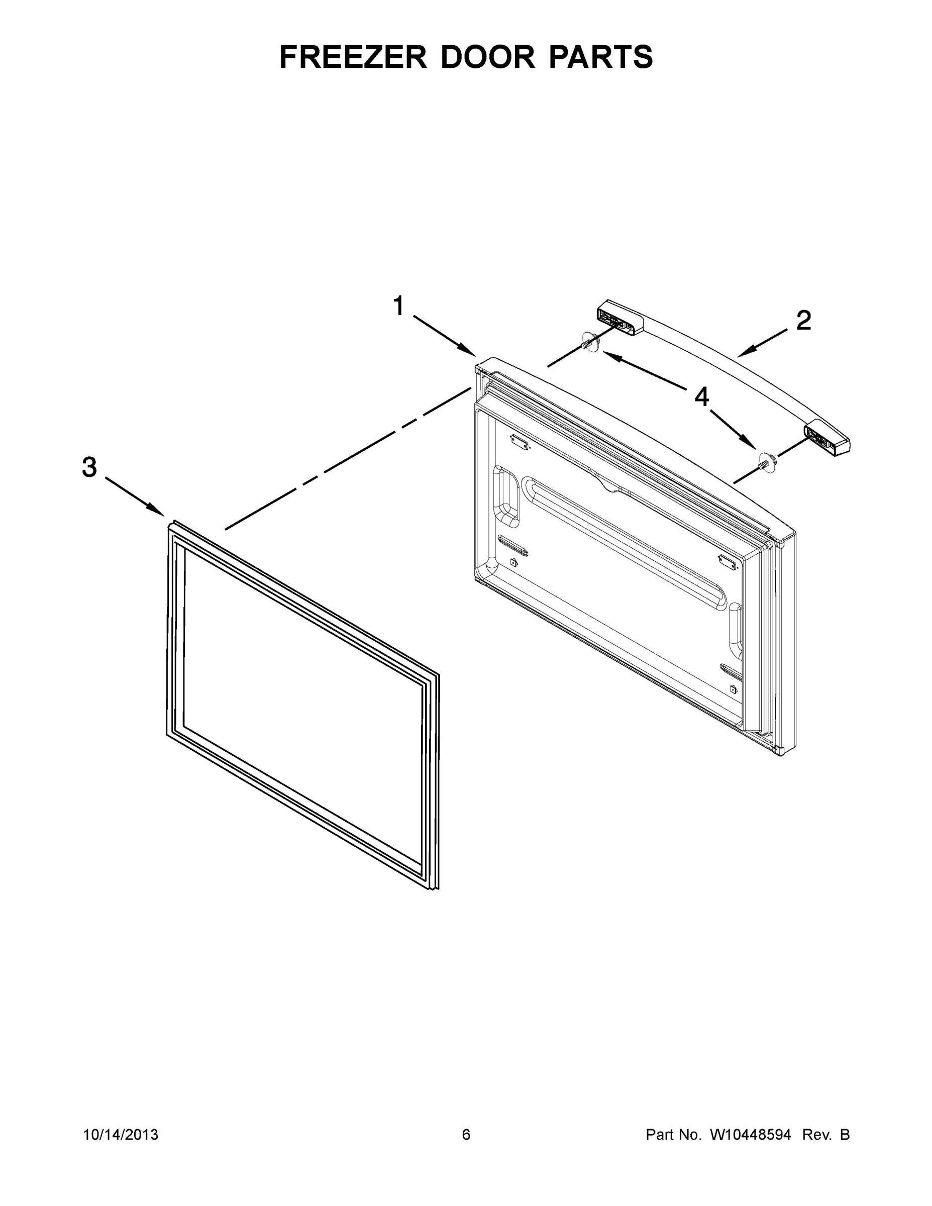 04 - FREEZER DOOR PARTS