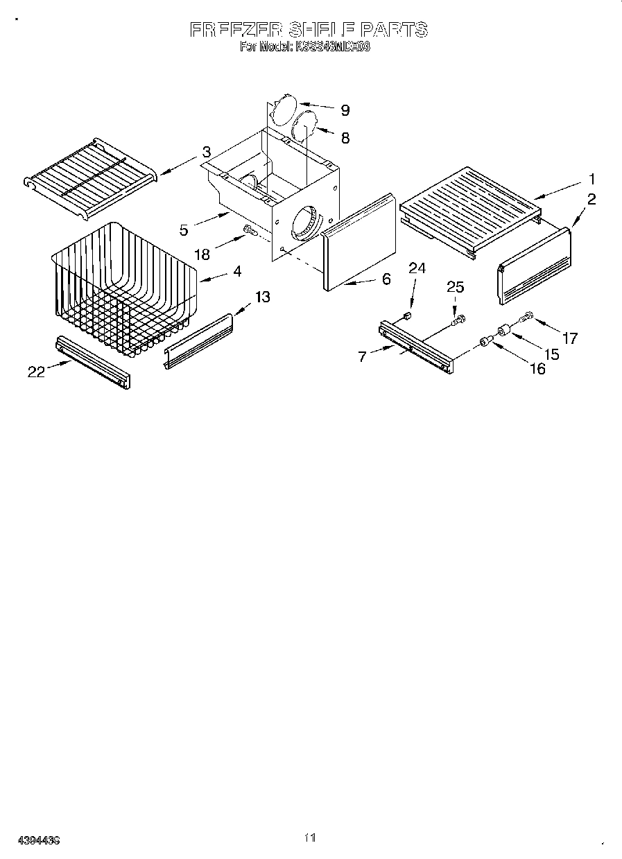 08 - FREEZER SHELF