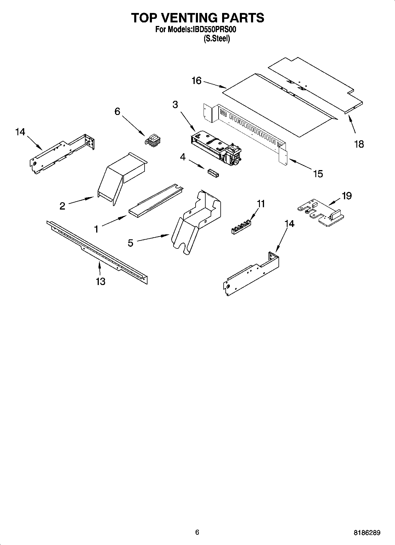 05 - TOP VENTING PARTS, OPTIONAL PARTS