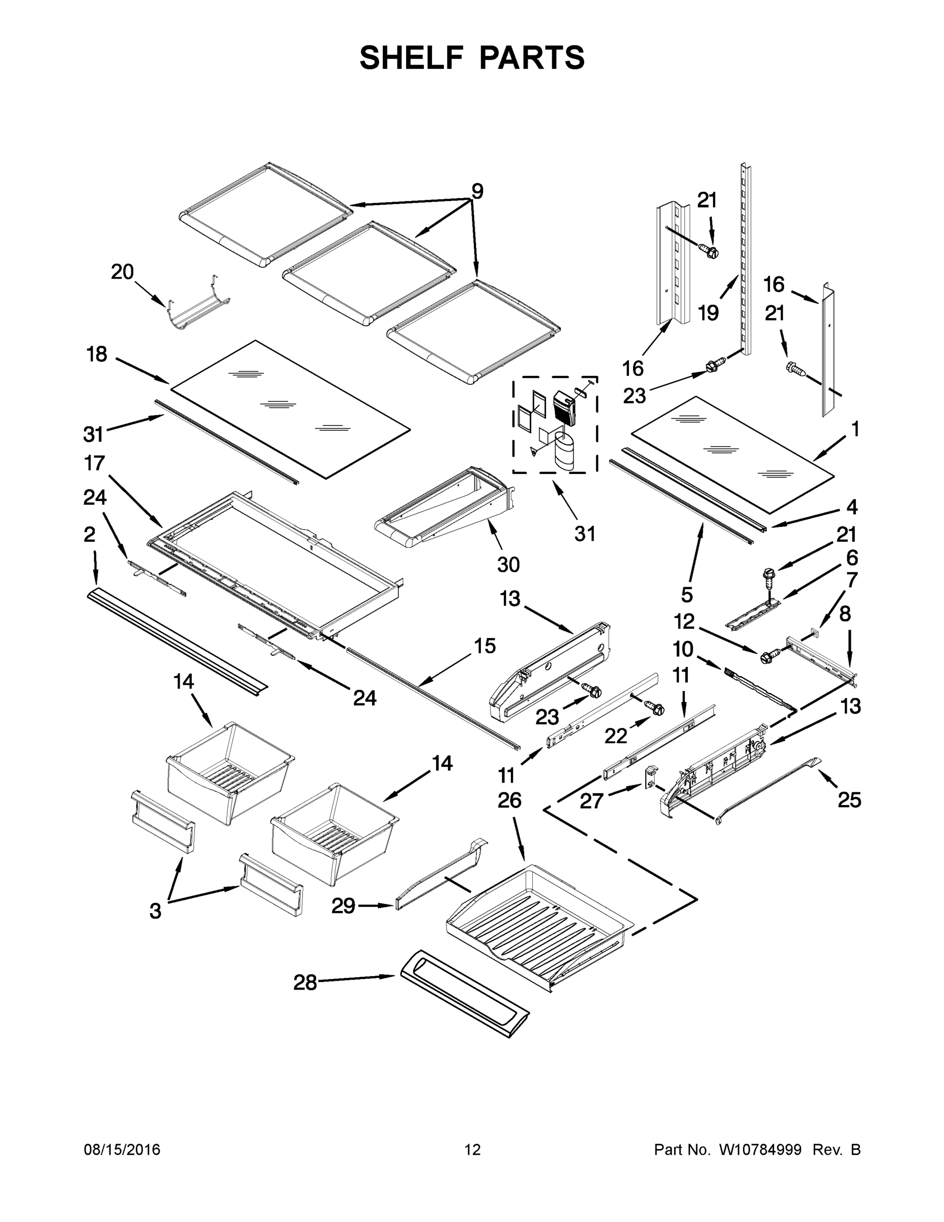 07 - SHELF PARTS