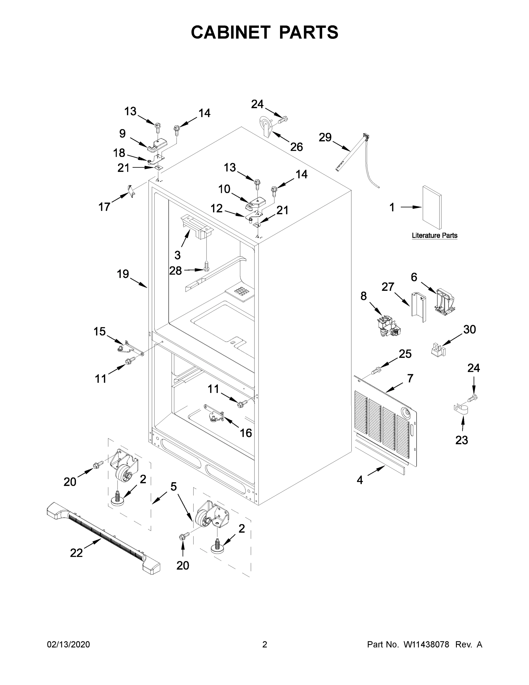 02 - CABINET PARTS