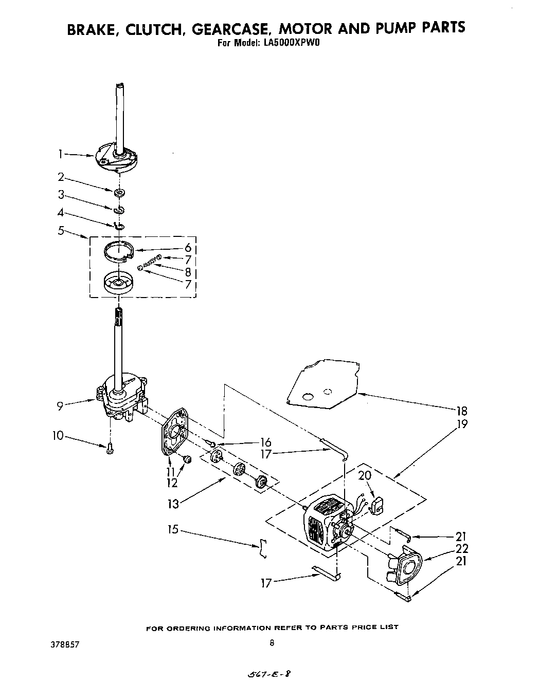 06 - BRAKE, CLUTCH, GEARCASE, MOTOR AND PUMP
