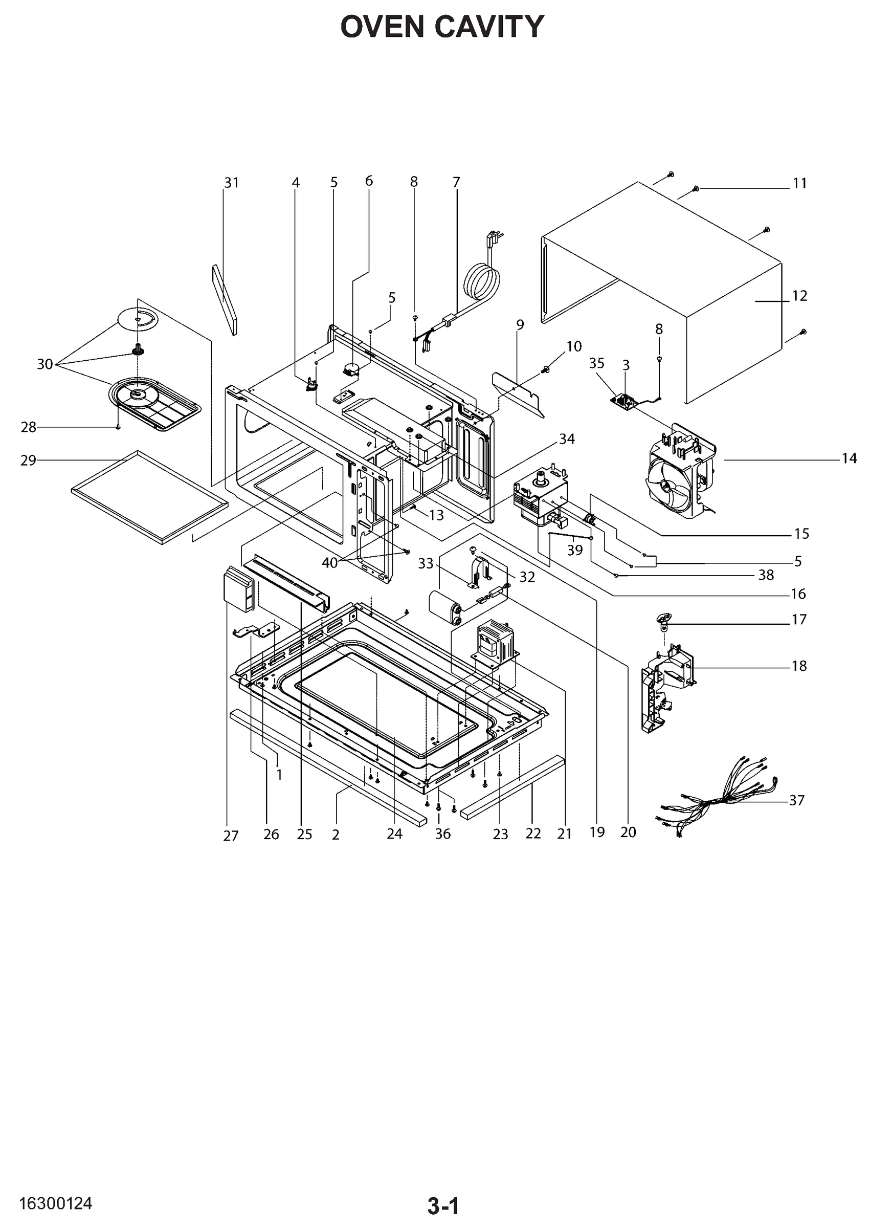 OVEN CAVITY