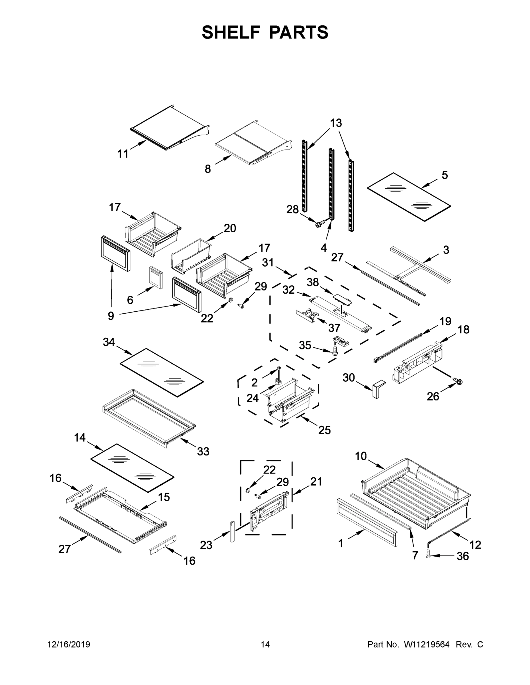 08 - SHELF PARTS