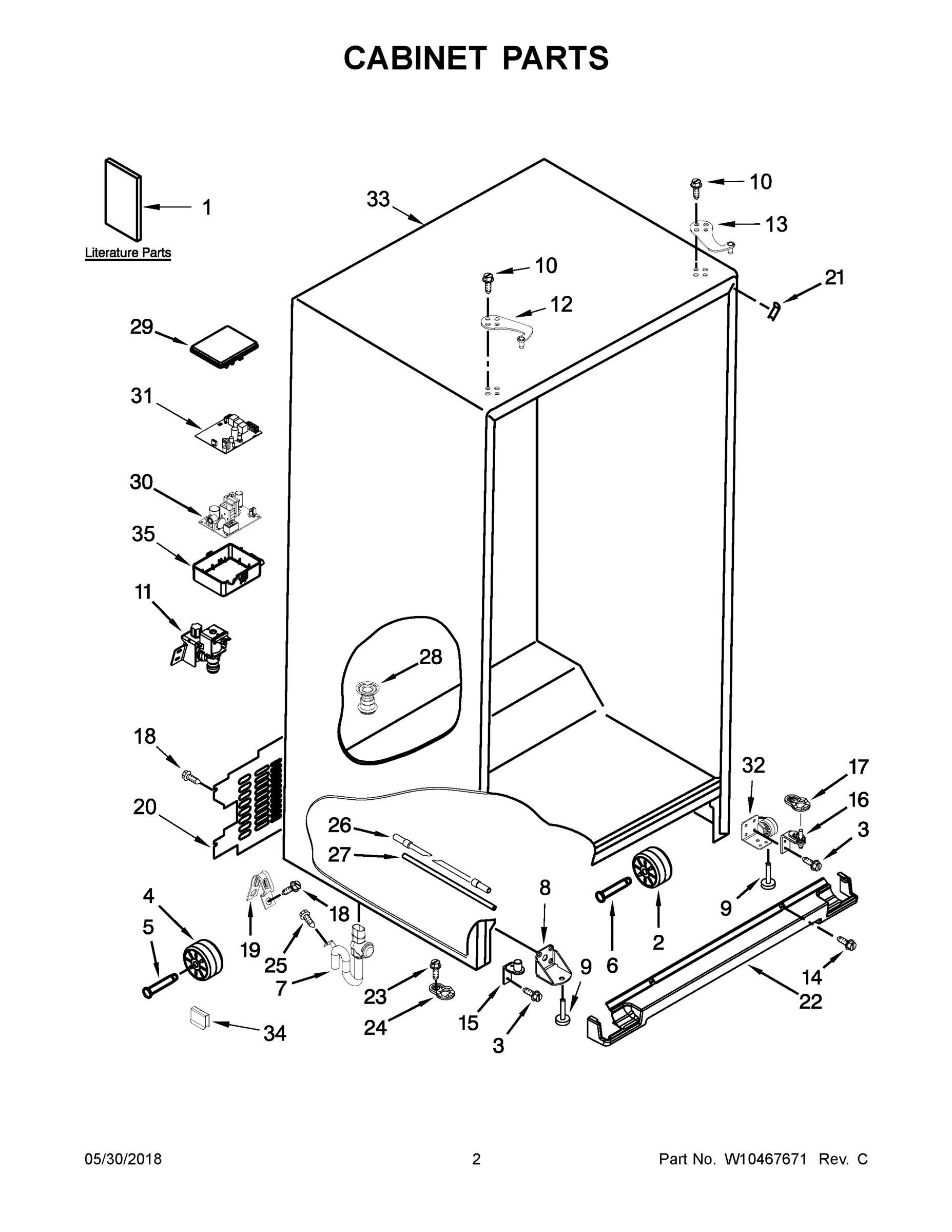 02 - CABINET PARTS
