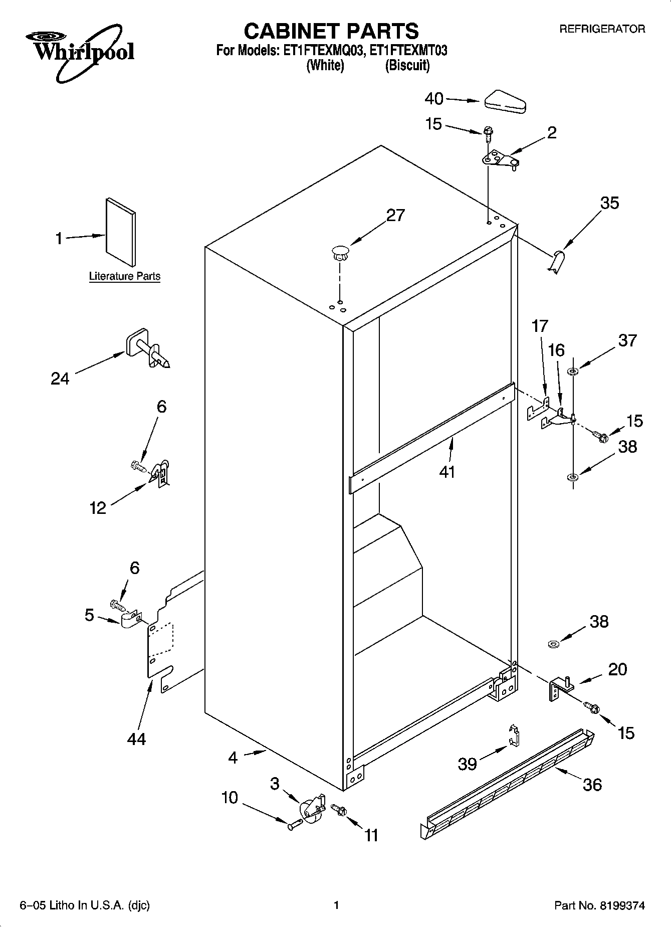 01 - CABINET PARTS