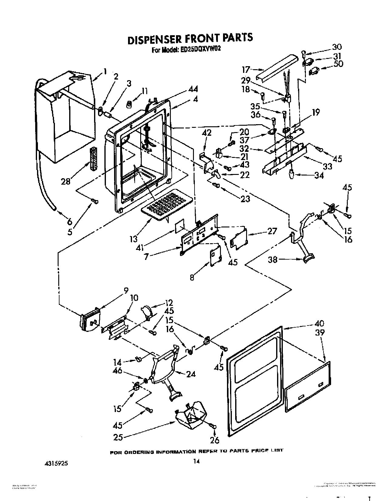 09 - DISPENSER FRONT