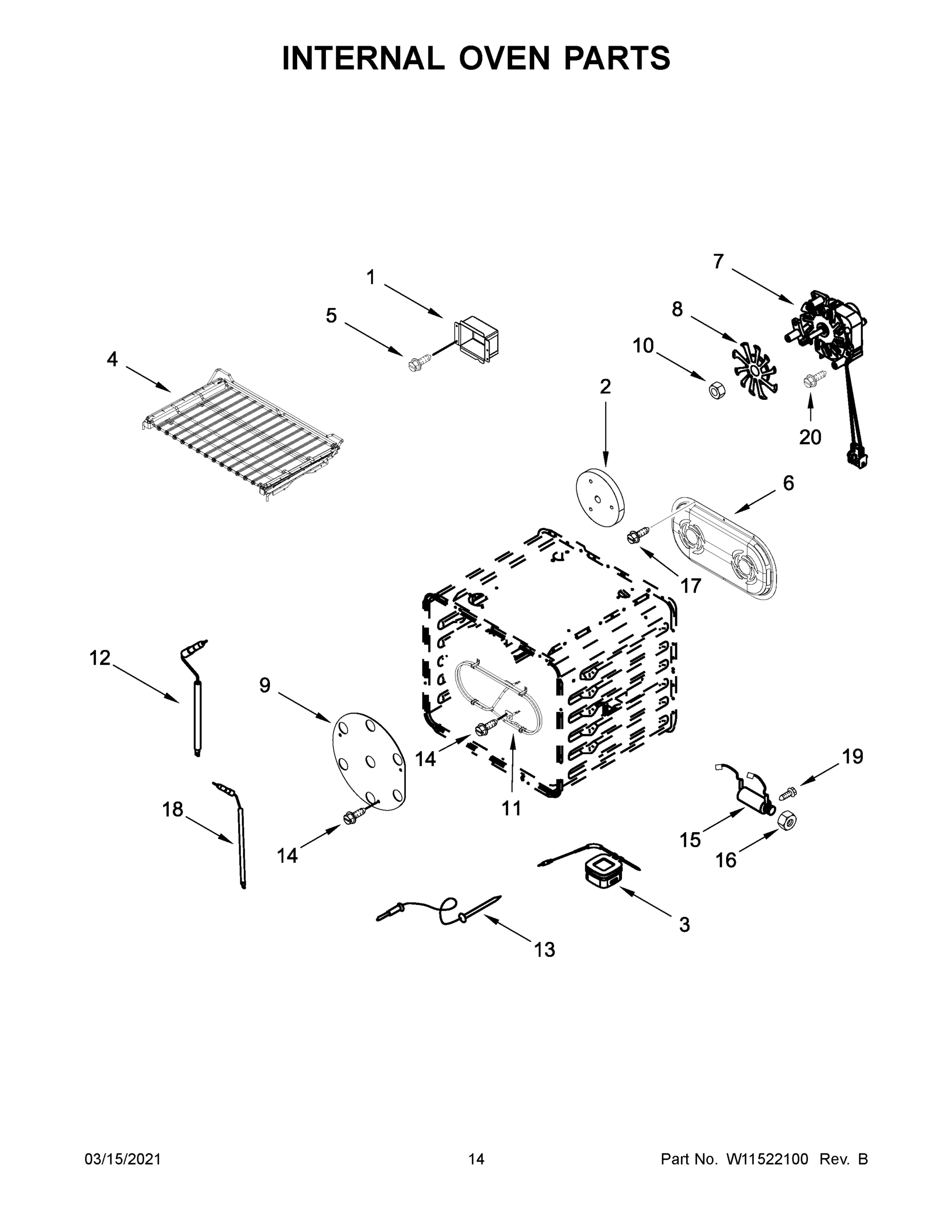 08 - INTERNAL OVEN PARTS