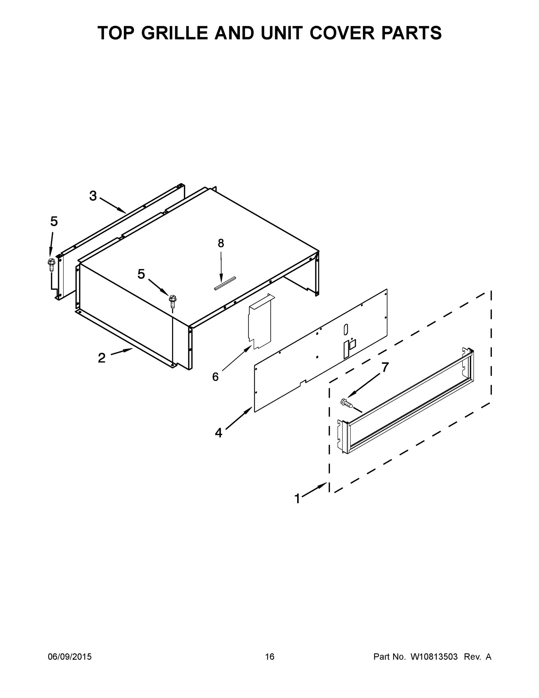 09 - TOP GRILLE AND UNIT COVER PARTS