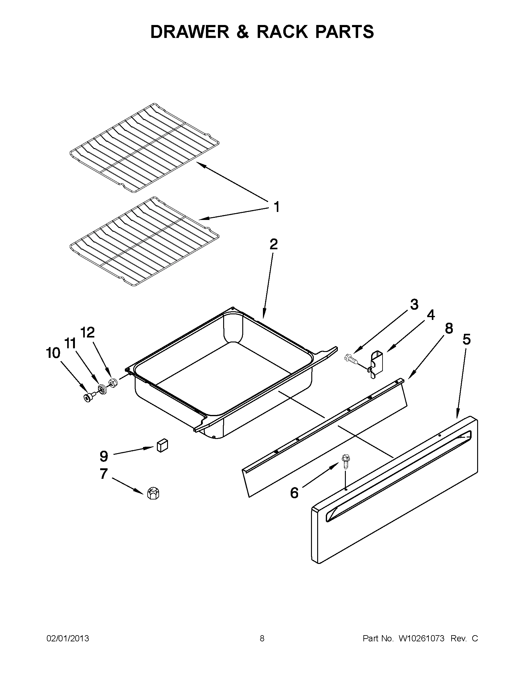 04 - DRAWER & RACK PARTS