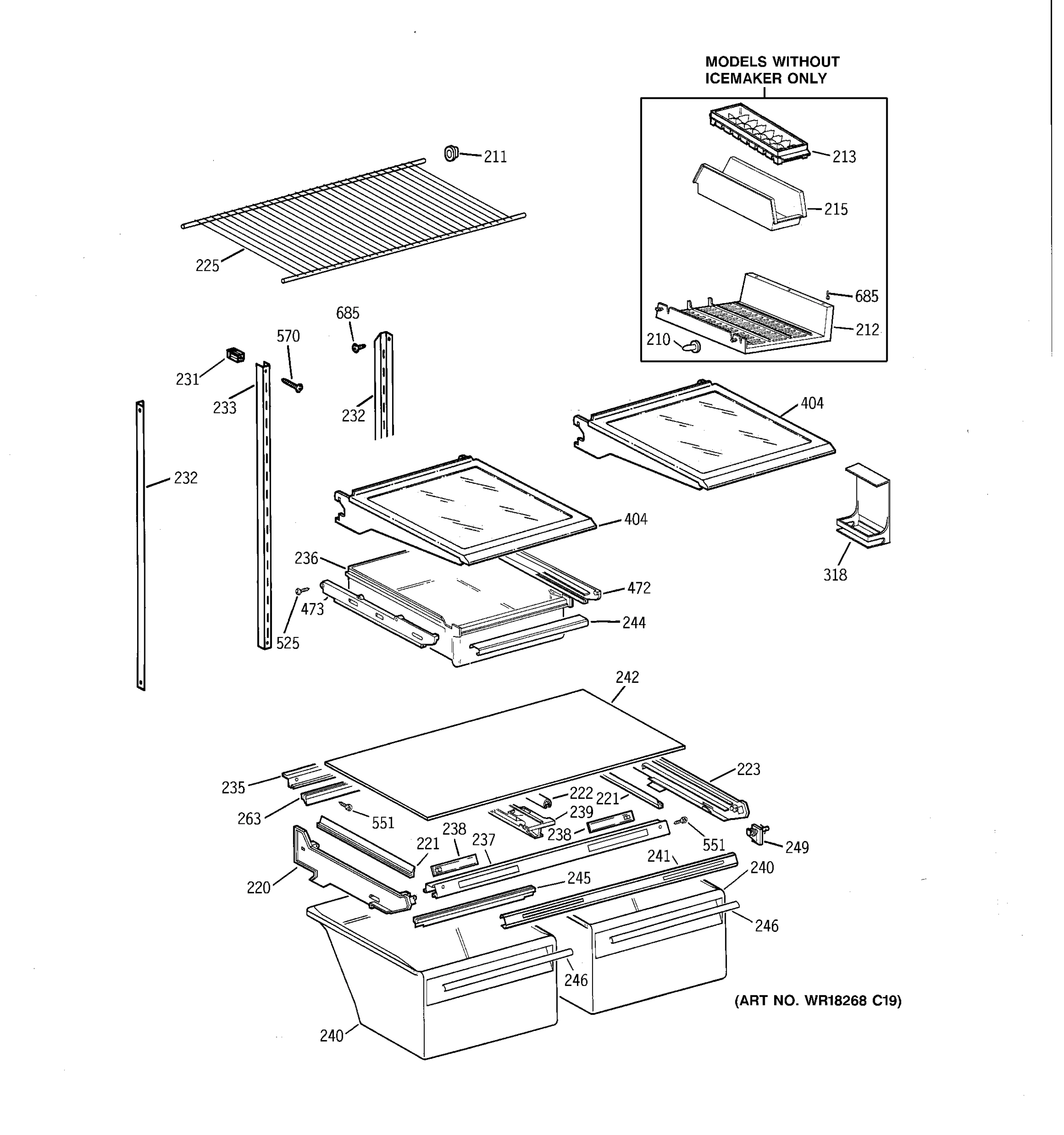 SHELF PARTS