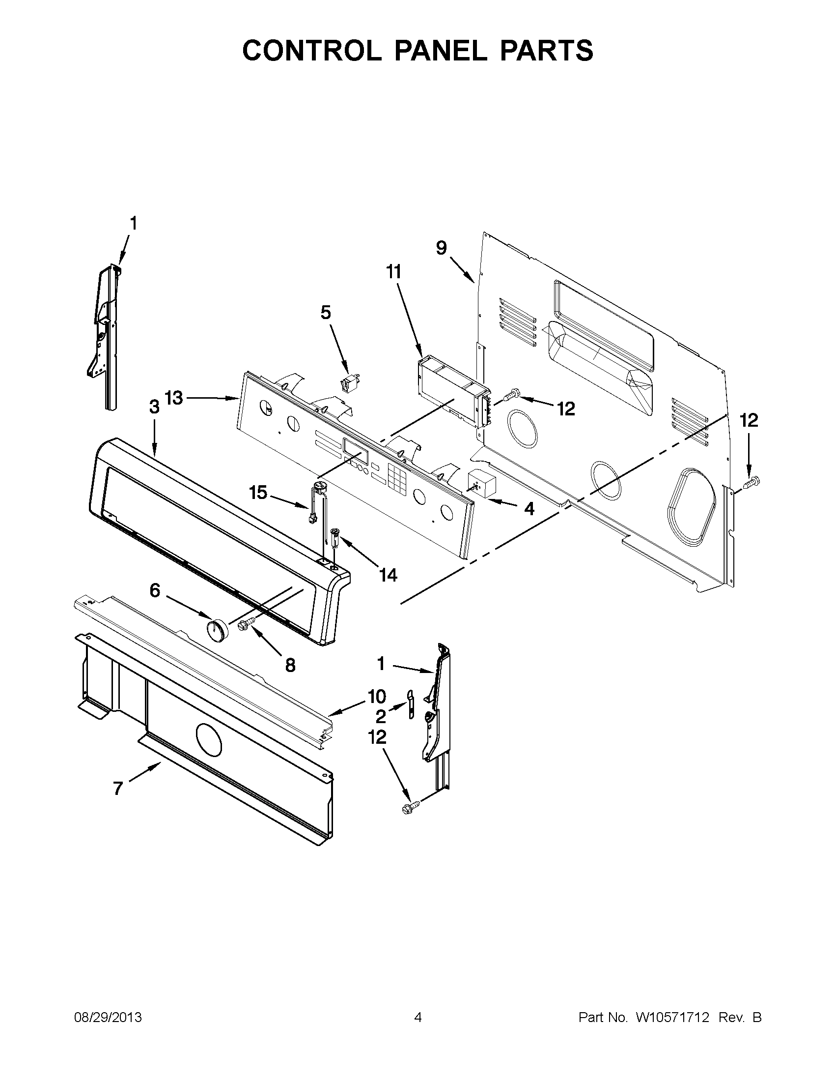03 - CONTROL PANEL PARTS